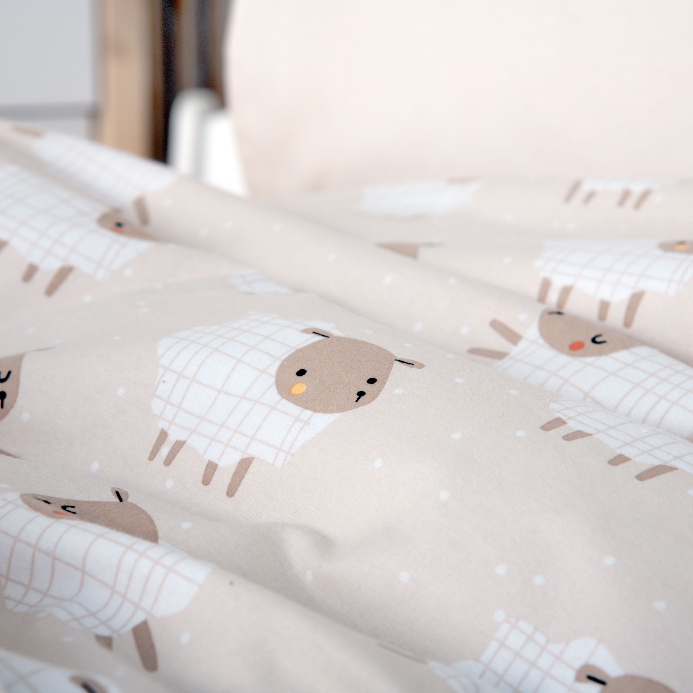 Baby Best Wendebettwäsche »babybest Schäfchen« 2 Stk. tlg. besonders kuschelig