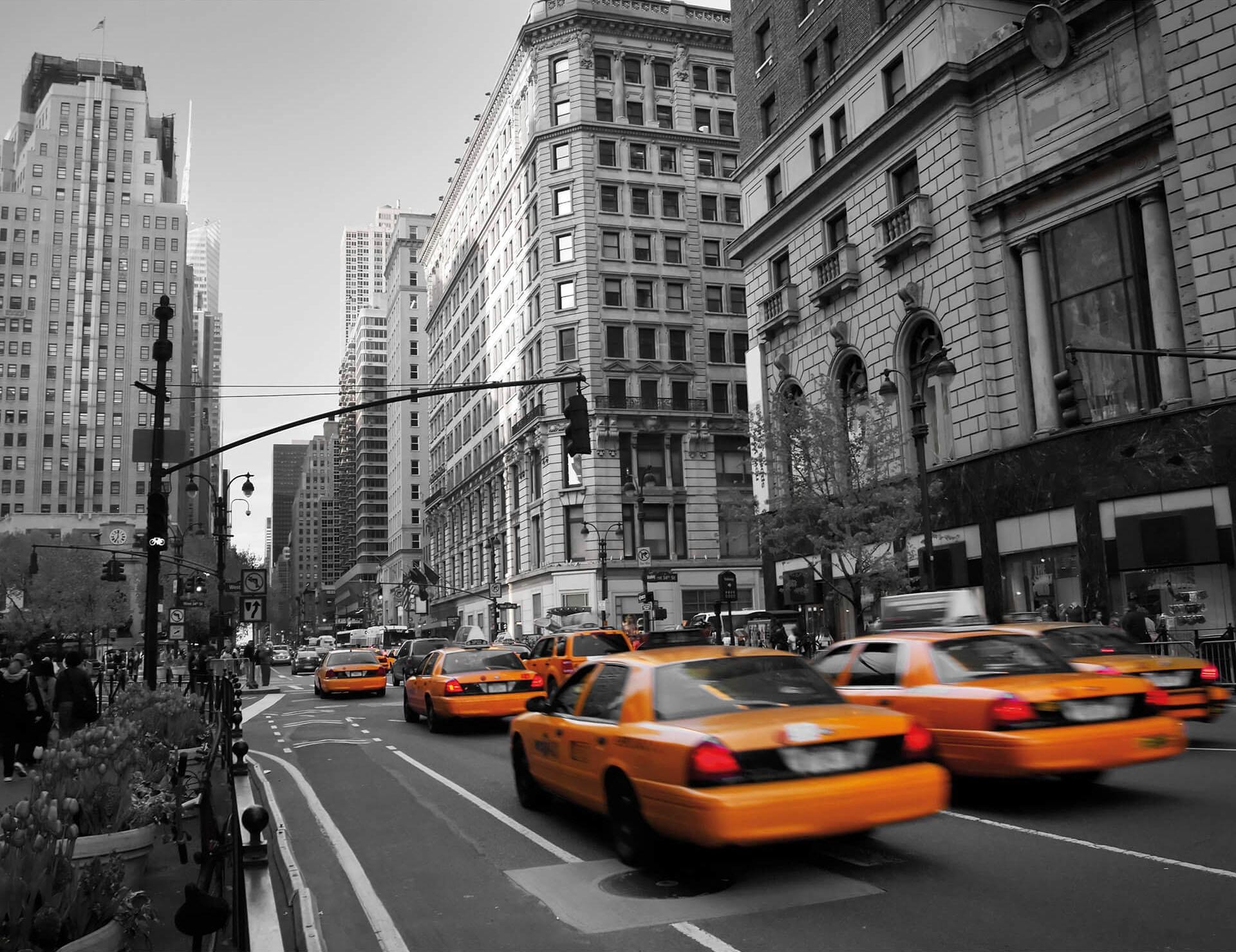 Vliestapete »Cabs in Manhattan«, made in Berlin