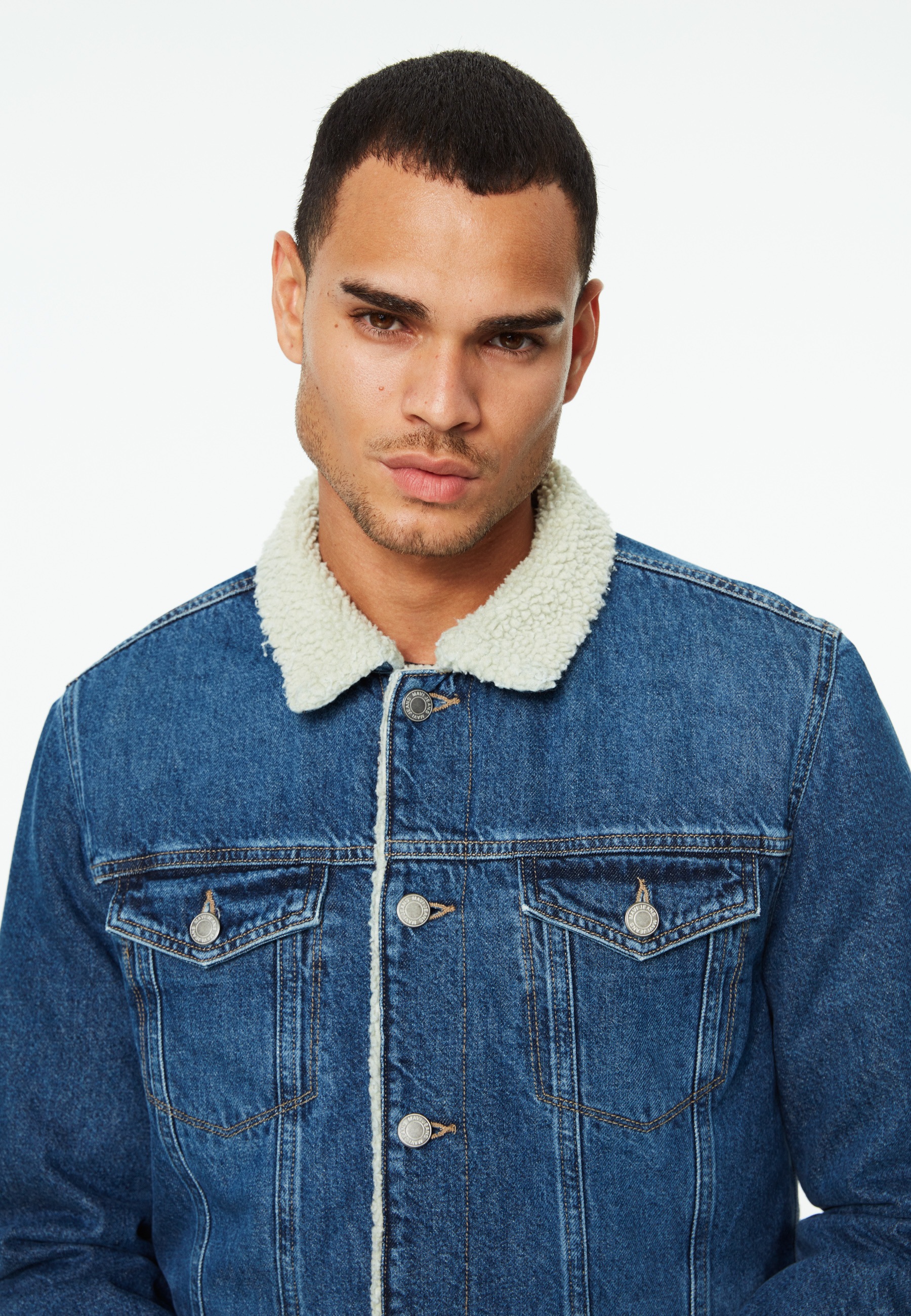 Mavi Cordjacke »AARON«, Basic Jeansjacke