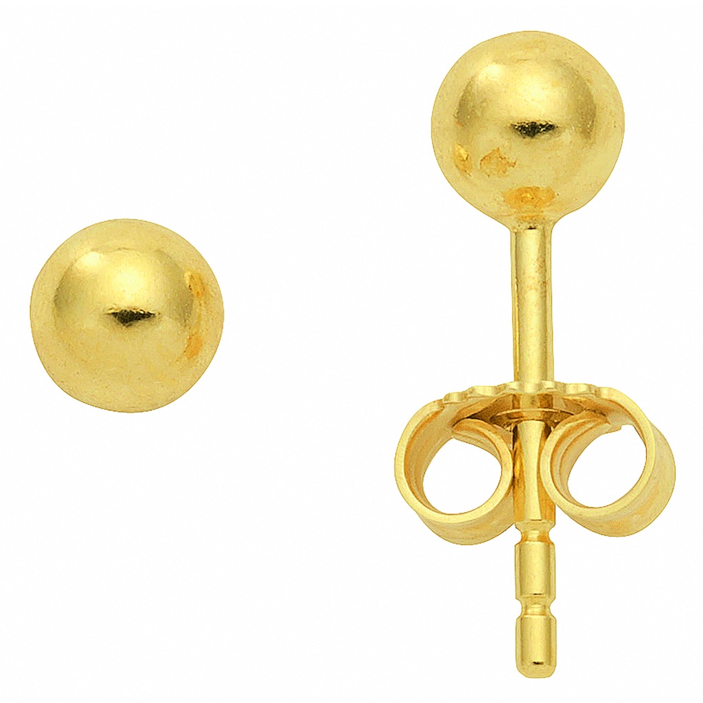 Adelia´s Paar Ohrhänger »Damen Goldschmuck 1 Paar 333 Gold Ohrringe / Ohrstecker Ø 4 mm« 333 Gold Goldschmuck für Damen