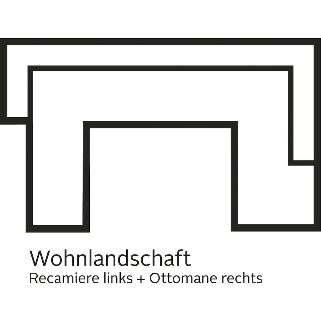 Home affaire Wohnlandschaft »Alberto U-Form«