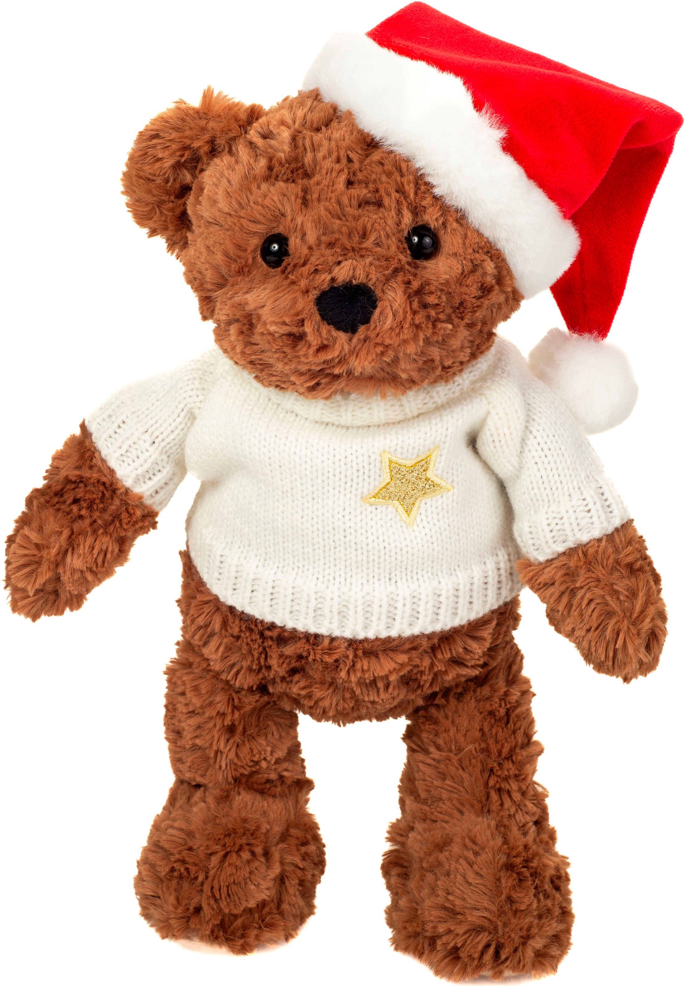 Teddy Hermann® Kuscheltier »Weihnachtsteddy mit Pullover, 30 cm«