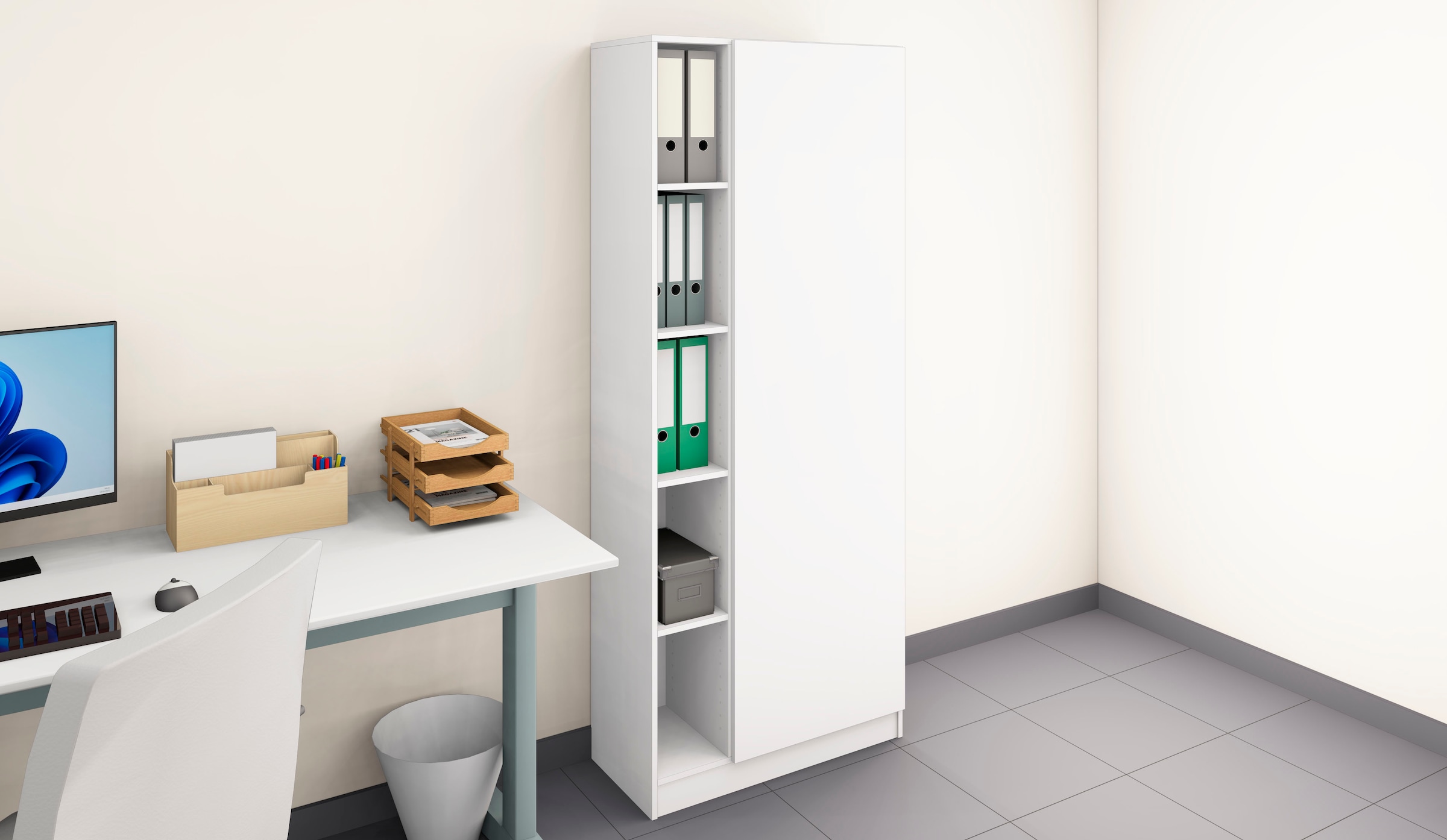 borchardt Möbel Aktenschrank »Vaasa«, moderner Mehrzweckschrank mit Push-to-Open-Funktion