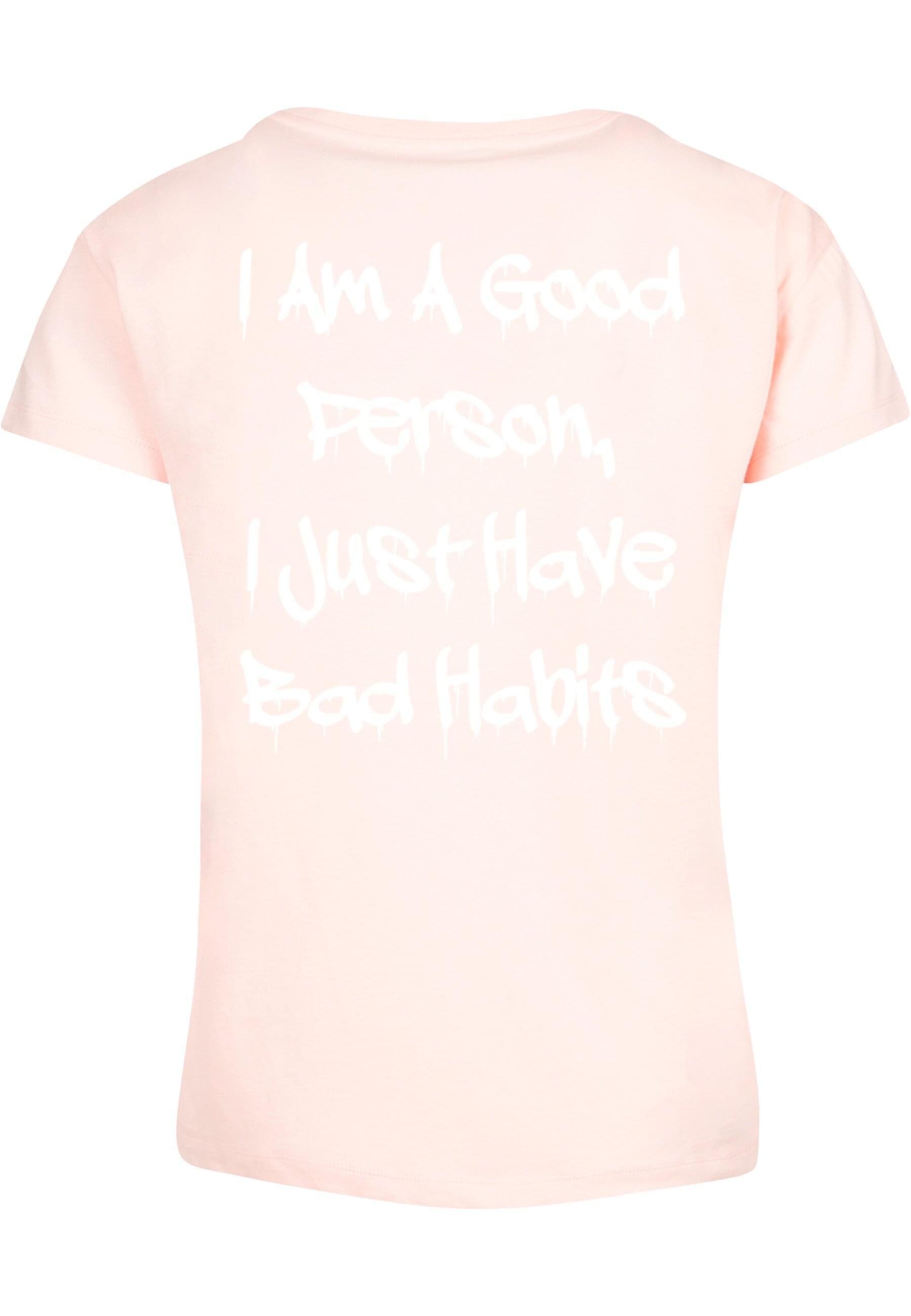 Merchcode T-Shirt "Merchcode Damen Ladies Bad Habits Box Tee" günstig online kaufen