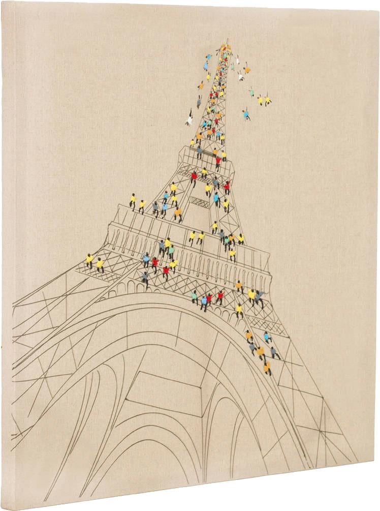 Kayoom Ölbild »Trip To Paris« 80cm x 80cm