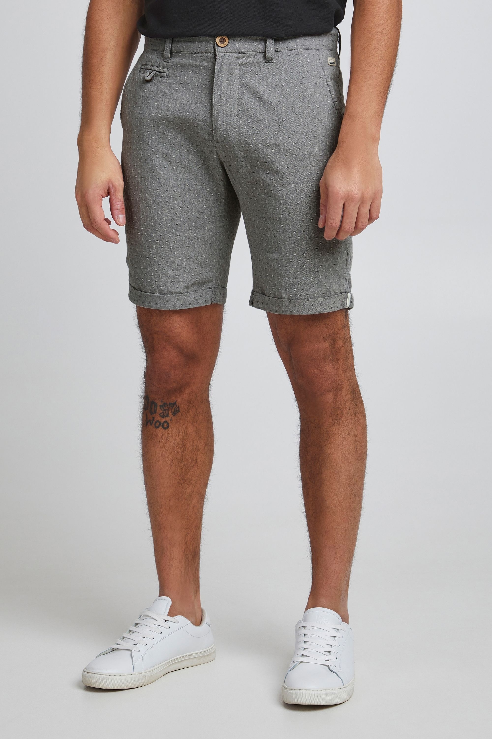 Blend Chinoshorts "BHSergio" Gemusterte Chino Shorts günstig online kaufen
