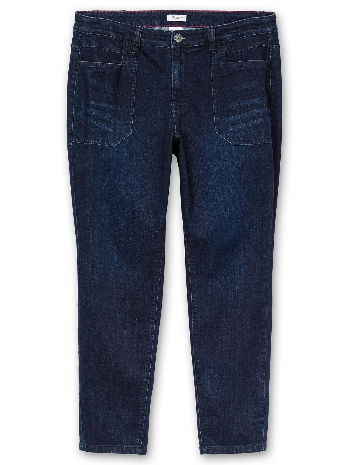 »Große kaufen Sheego online BAUR Größen«, Stretch-Jeans aufgesetzten | mit Taschen