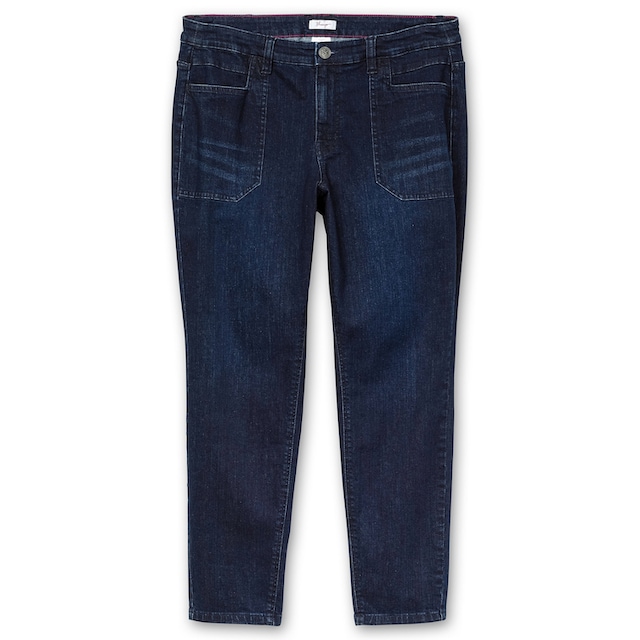 Sheego Stretch-Jeans »Große Größen«, mit aufgesetzten Taschen online kaufen  | BAUR