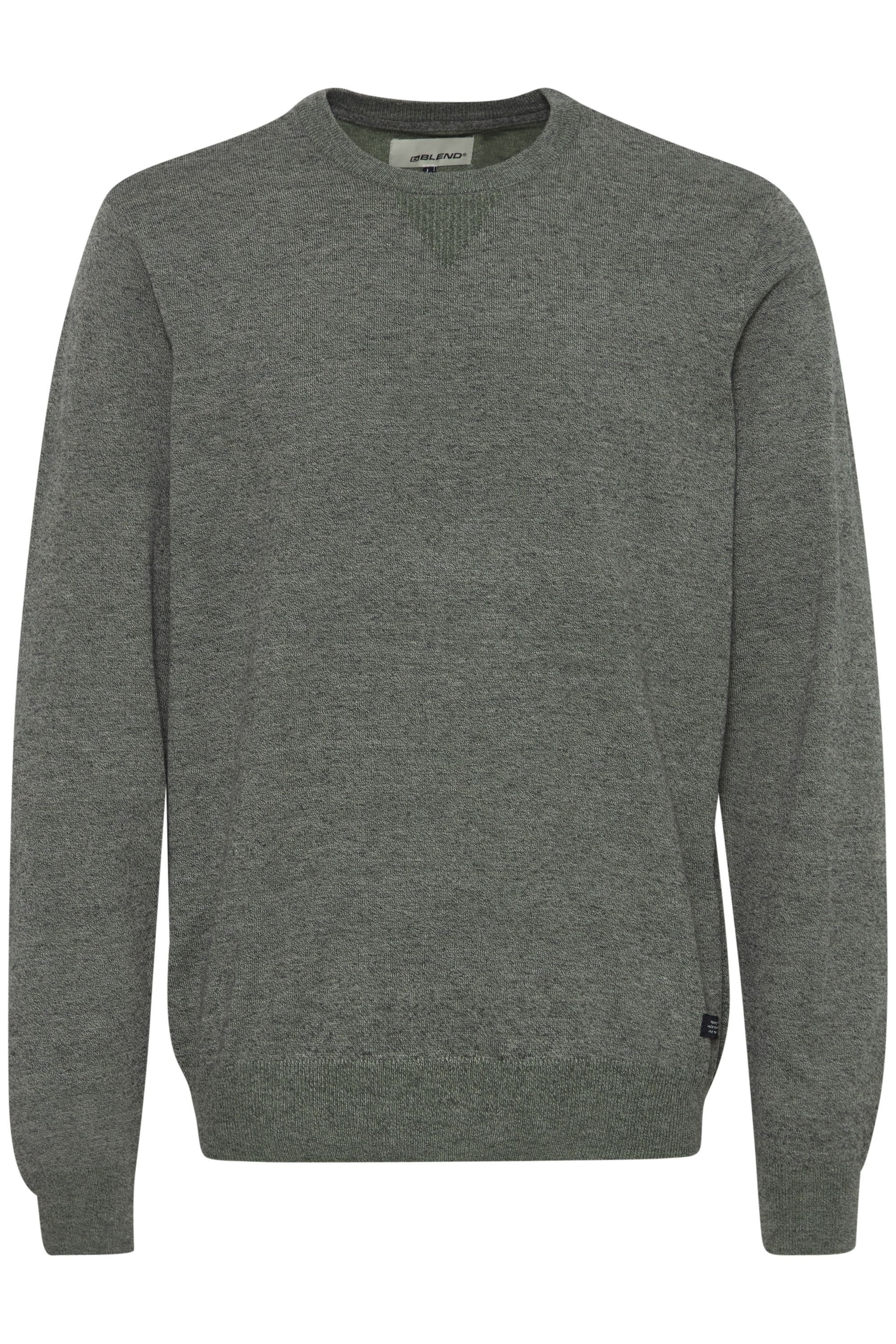 Blend Longpullover "BHBruton" Stilvoller melierter Strickpullover günstig online kaufen