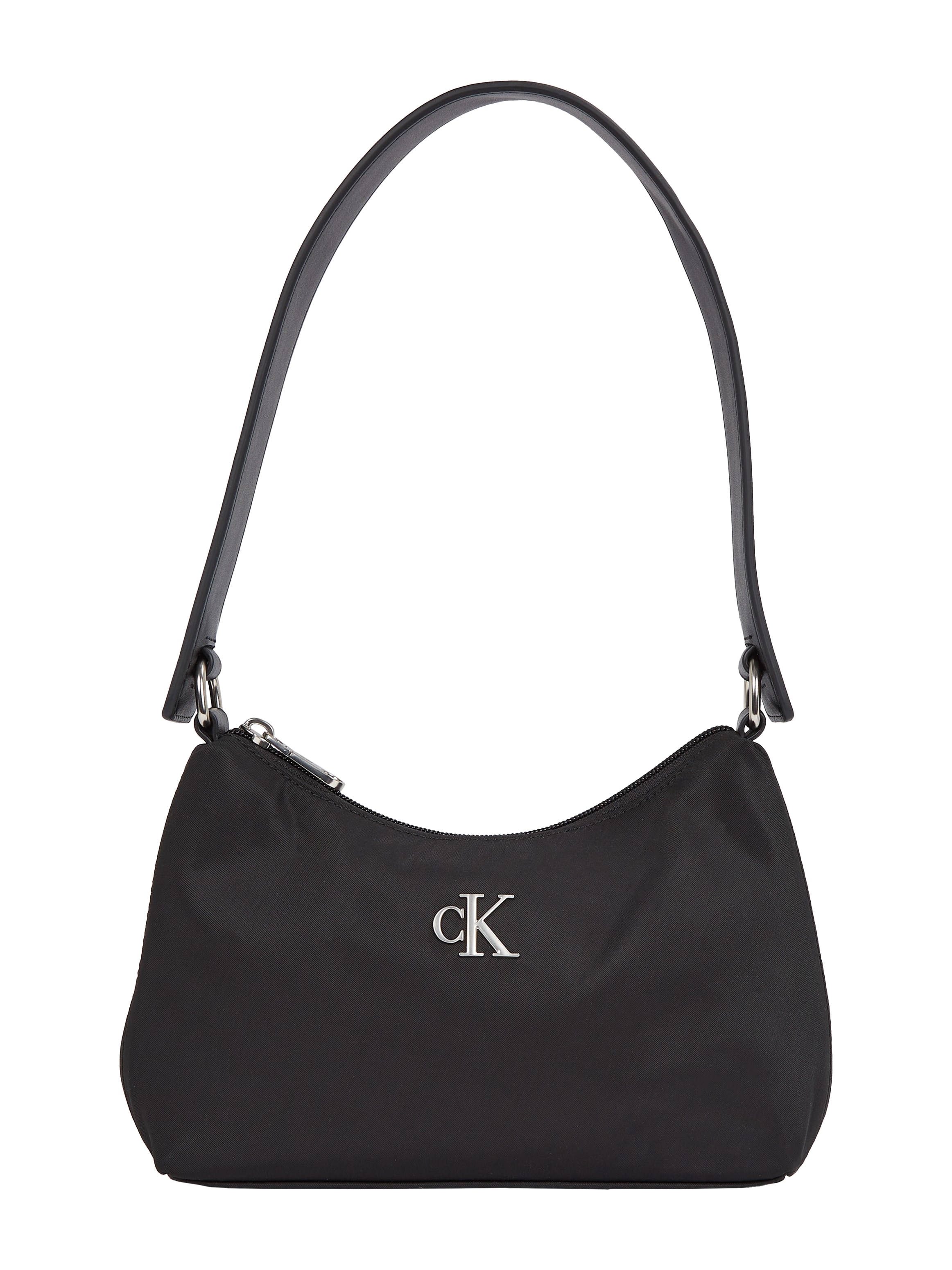 Calvin Klein Jeans Schultertasche "SLEEK NYLON SHOULDERBAG", Handtasche, Abendtasche Damen, Henkeltasche mit CK-Logo