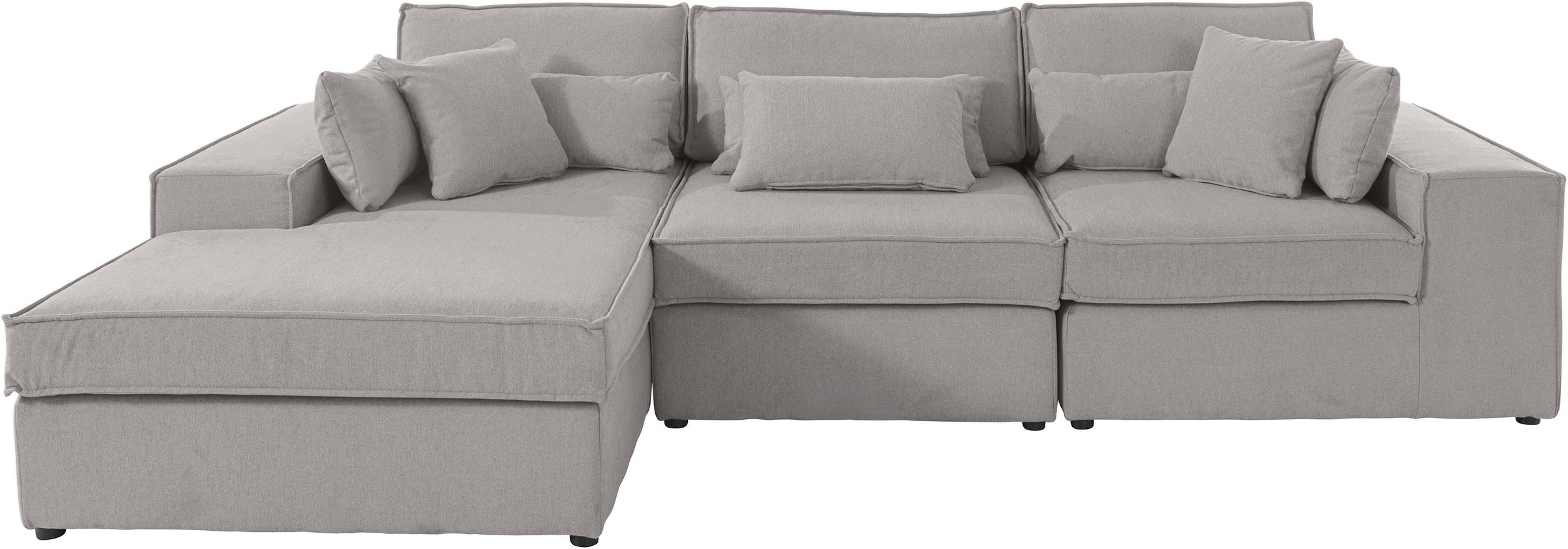 OTTO home Ecksofa "Florid L-Form" 3 Teile, bestehend aus Modulen, viele Bez günstig online kaufen