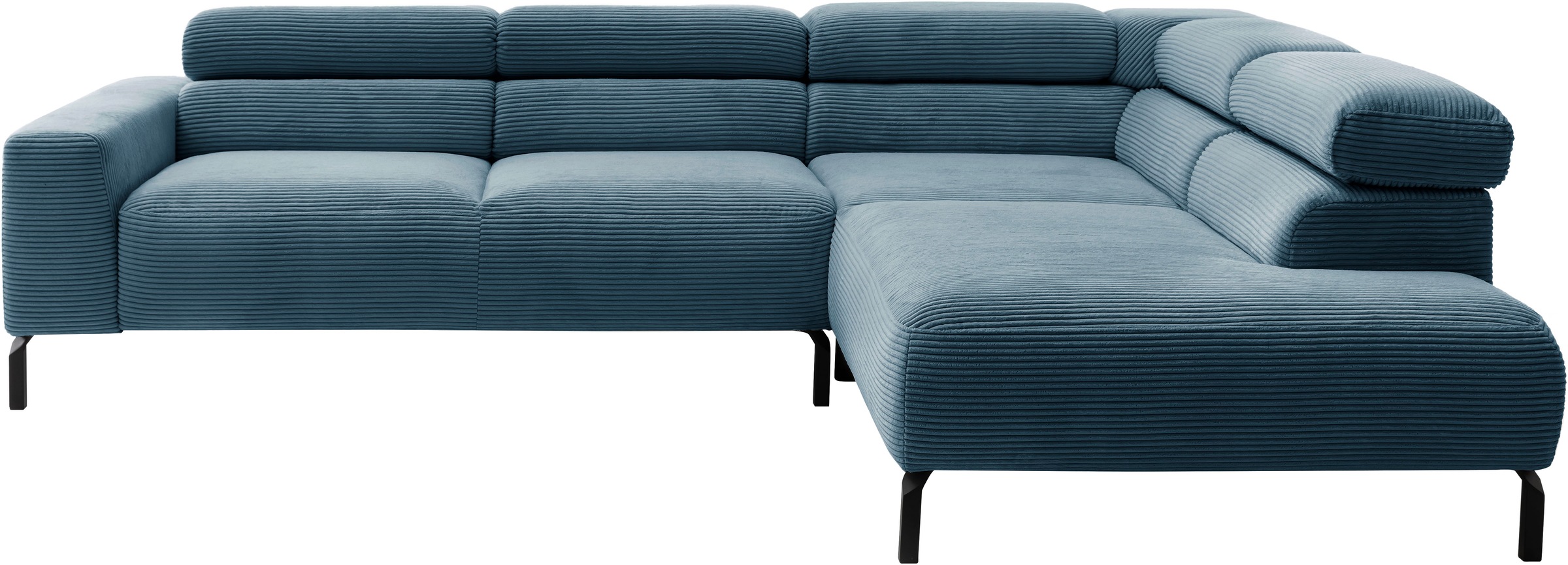 Home affaire Ecksofa "Antonelli, L-Form, inkl. Kopfteilverstellung, Breite günstig online kaufen