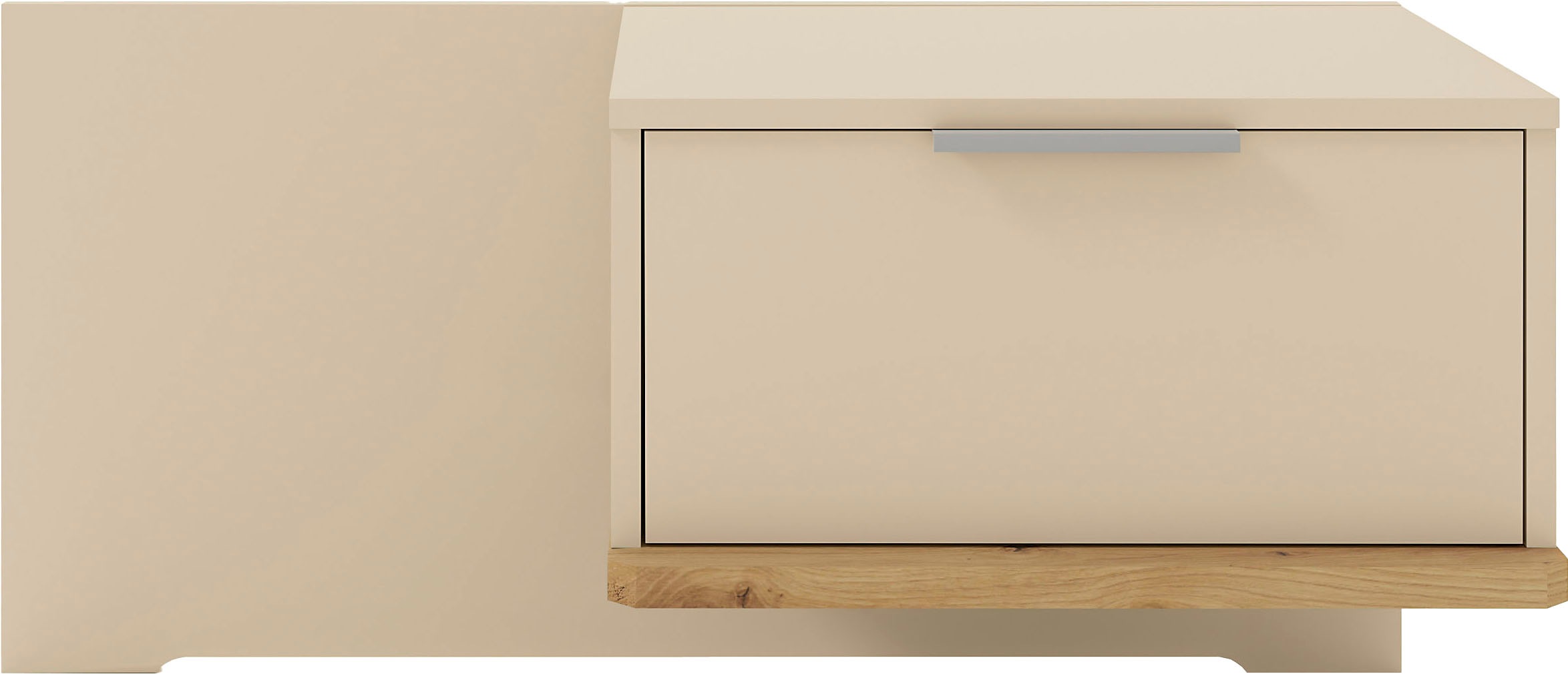 Musterring Nachtschrank »Isabelle« verschiedene Farben, Unterboden in Eiche, Maße B50/90 x H43 x T47 cm