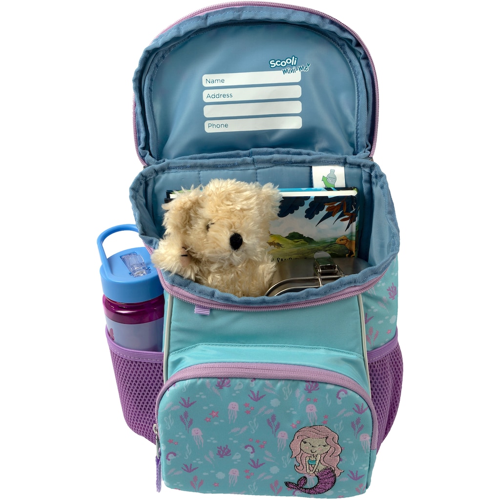 Scooli Kinderrucksack »Mini-Me, Mermaid«, Reflektoren