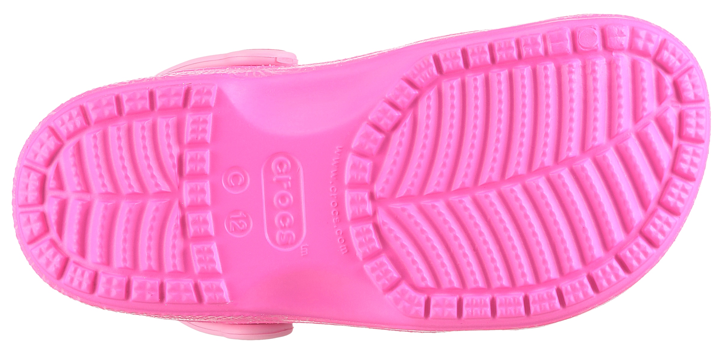 Crocs Clog »Mattel Pink Barbie Cls Clog K«, Barbie Clog, Hausschuh mit Herzchen