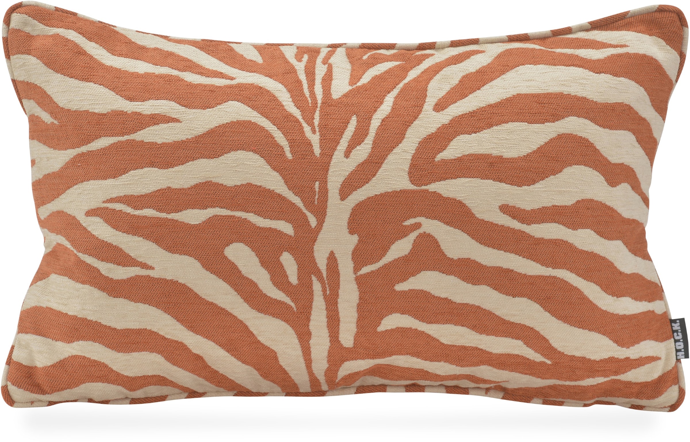Dekokissen H.O.C.K., B:30cm H:10cm L:50cm, orange, Polyester, Dekokissen_Sitzkissen_Kissenhüllen, "H.O.C.K. Zari"