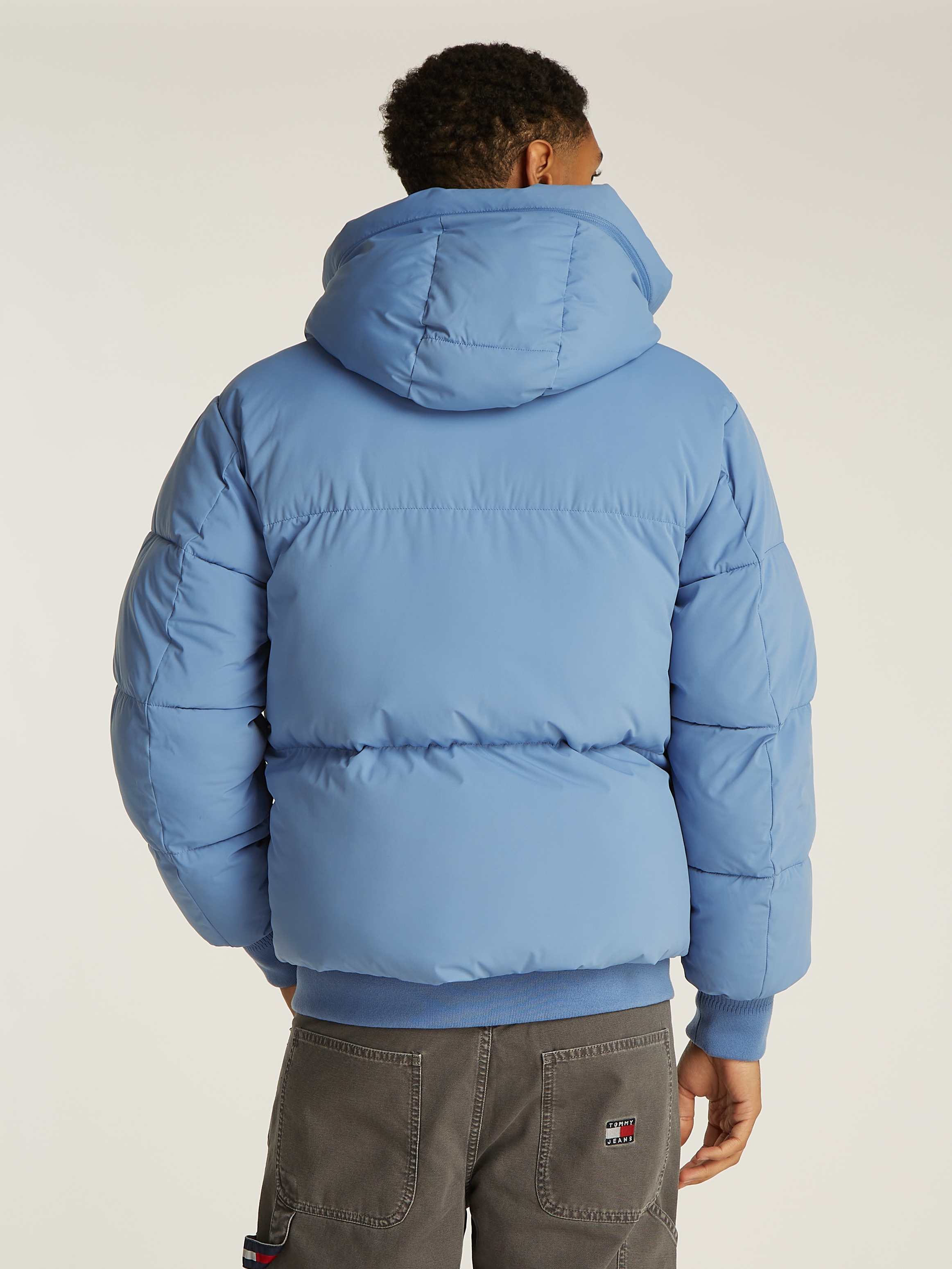 Tommy Jeans Steppjacke »TJM BRANDED PUFFER JACKET EXT«, mit Kapuze, mit Logostickerei