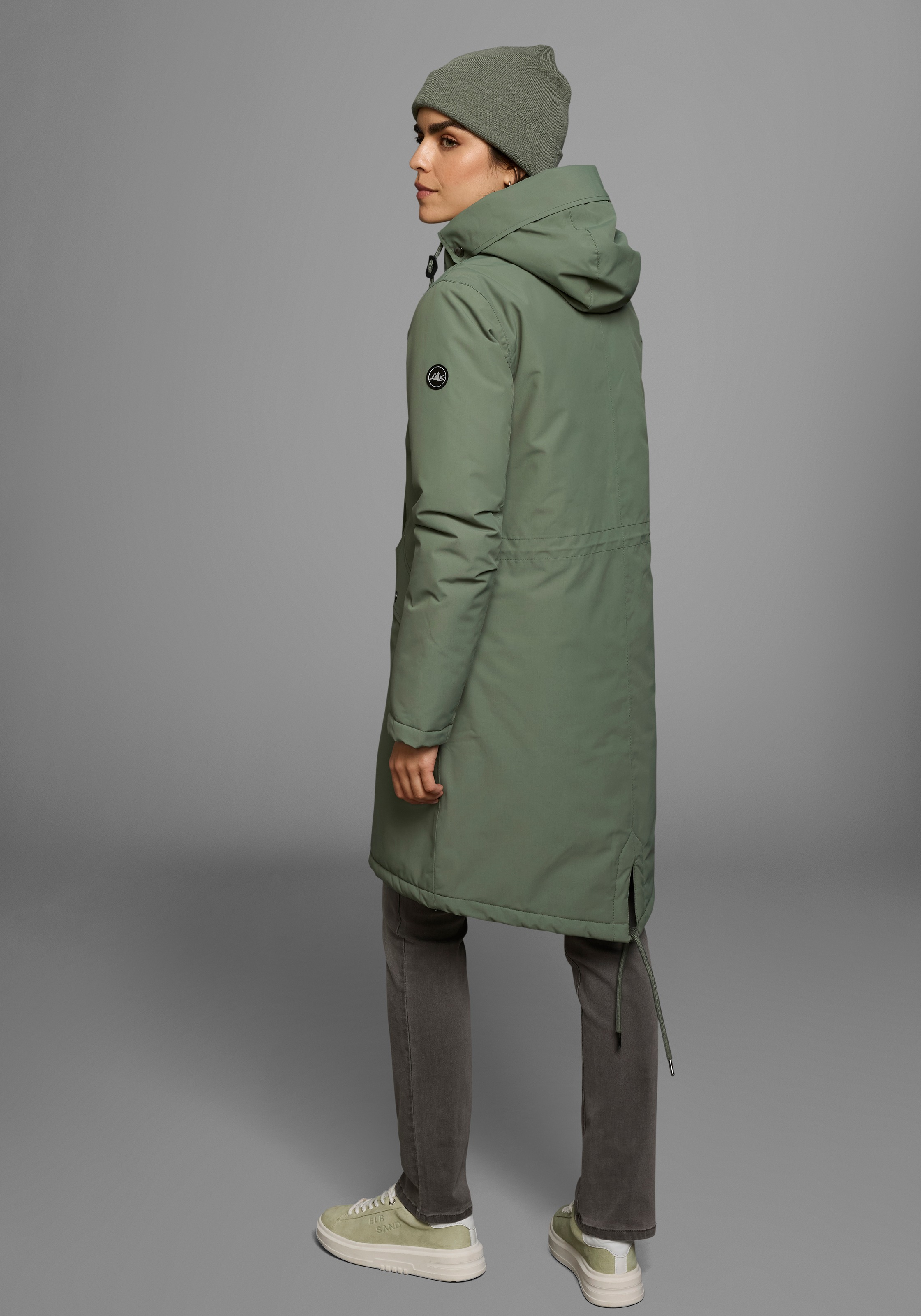 Polarino Parka, mit Kapuze, Atmungsaktiv, winddicht, wasserdicht, Im Oversi günstig online kaufen