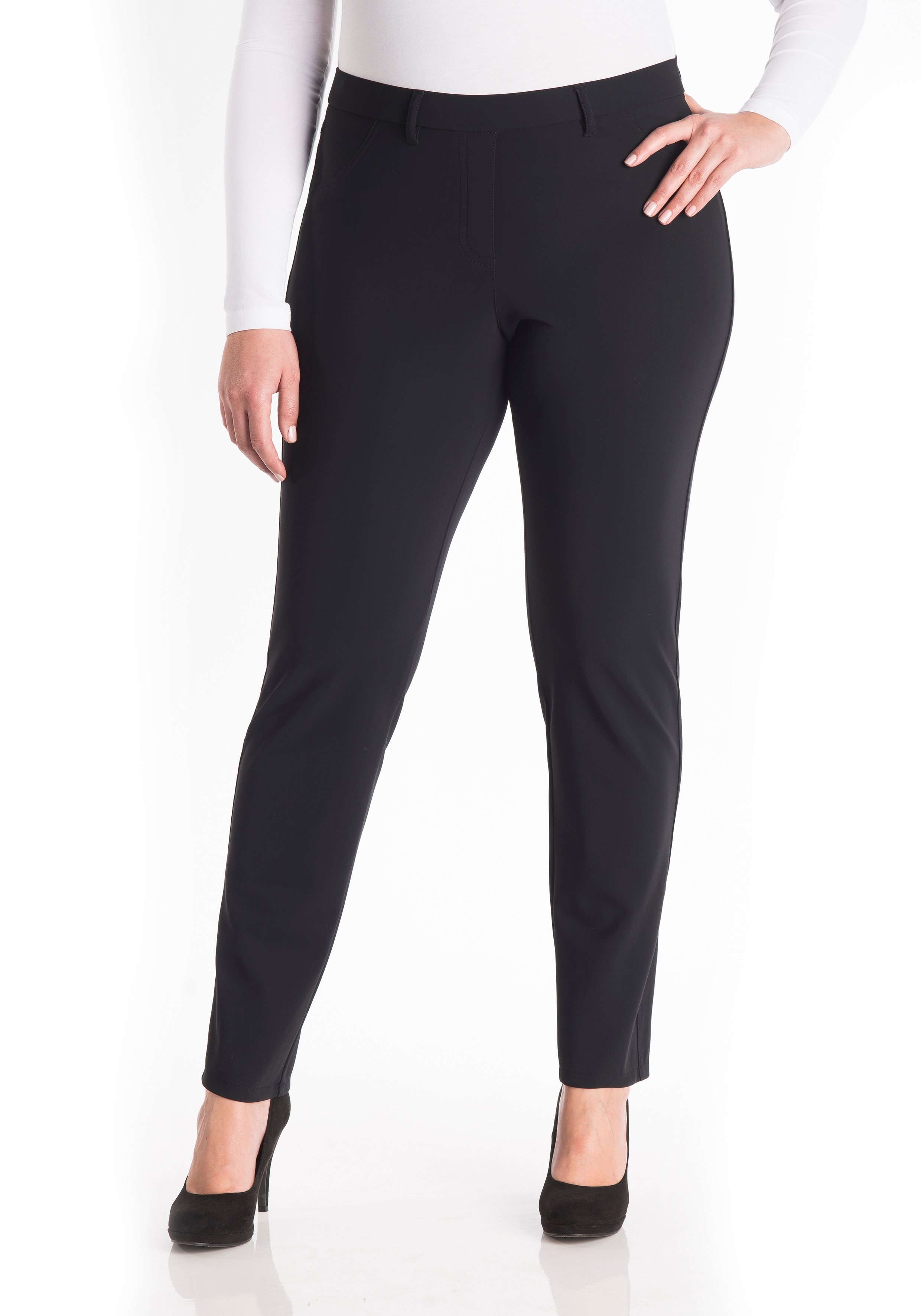 KjBRAND Jeggings "Jenny" Im edlen Techno Jersey, Bi-Stretch, reduzierte Faltenbildung