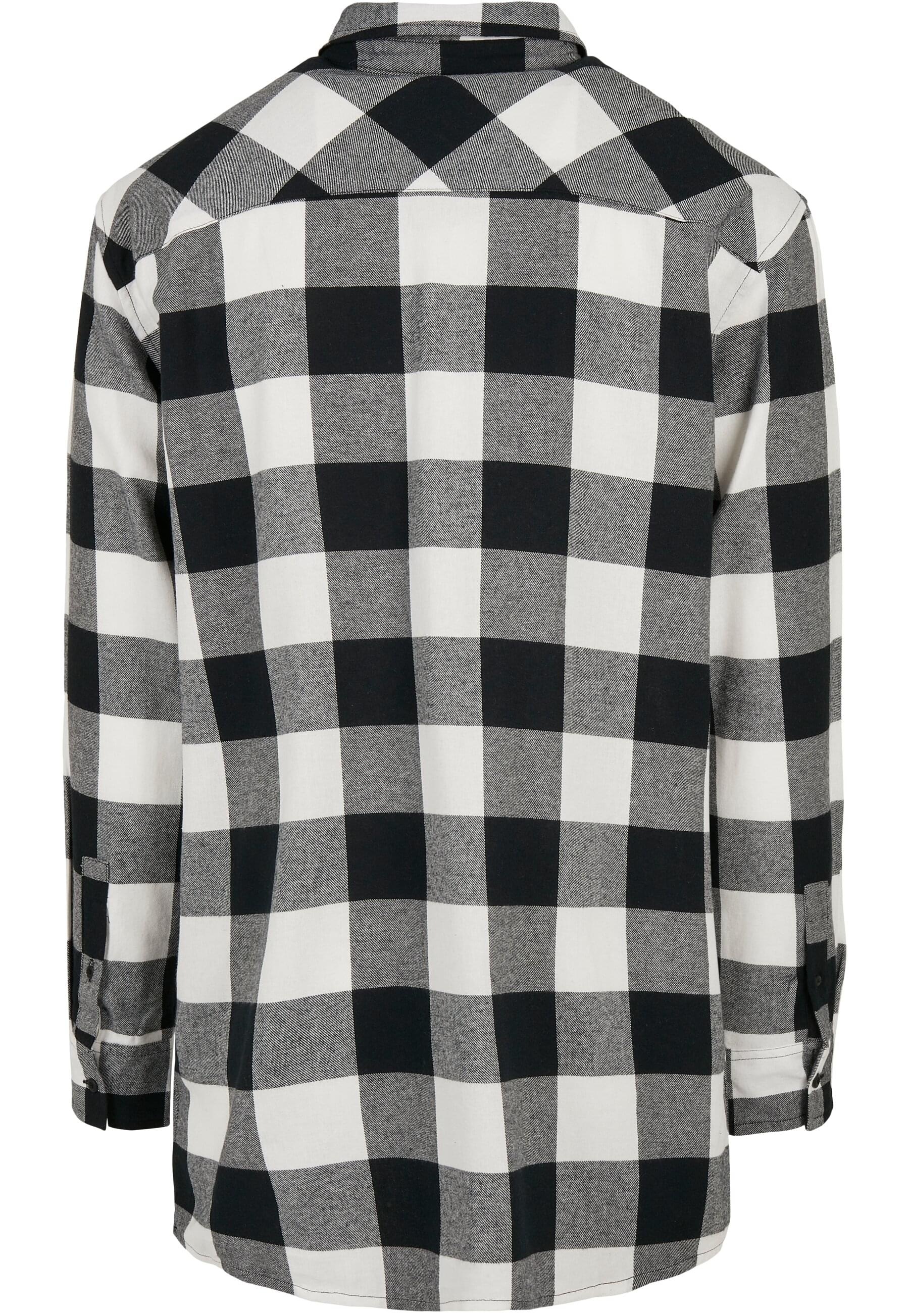 URBAN CLASSICS Langarmhemd »Urban Classics Herren Long Oversized Checked Shirt«, (1 tlg.)