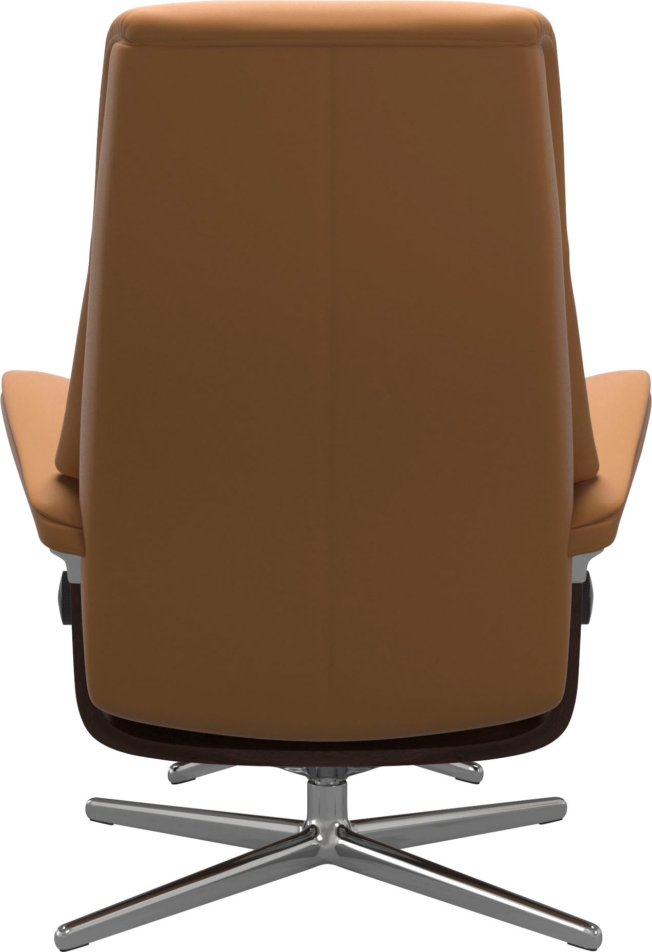 Stressless® Fußhocker »View«, mit Cross Base, Größe S, M & L, Holzakzent Braun