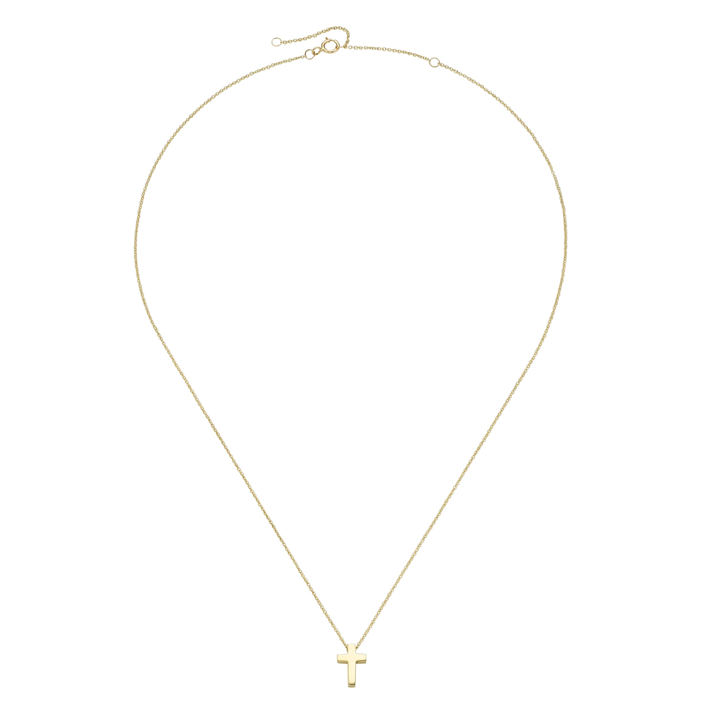 Luigi Merano Goldkette »mit einem kleinen Kreuz, Gold 375«