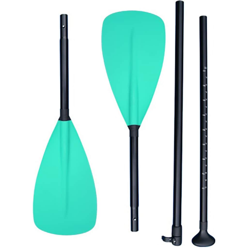 EXPLORER Inflatable SUP-Board »Ocean 10‘8“ Aufblasbares Stand Up Paddle Set (325x84x15cm)«, (Set, 8 tlg., incl. Zubehör, Kajaksitz, Fußschlaufe)