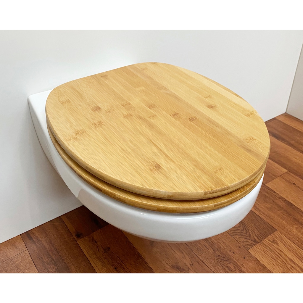 ADOB WC-Sitz »Bambus dunkel«