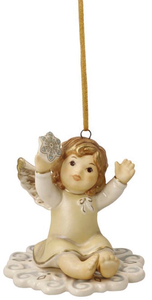 Goebel Dekofigur "Engel Mein erster Tag als Schutzengel" 6 x 6 x 6,5 cm günstig online kaufen