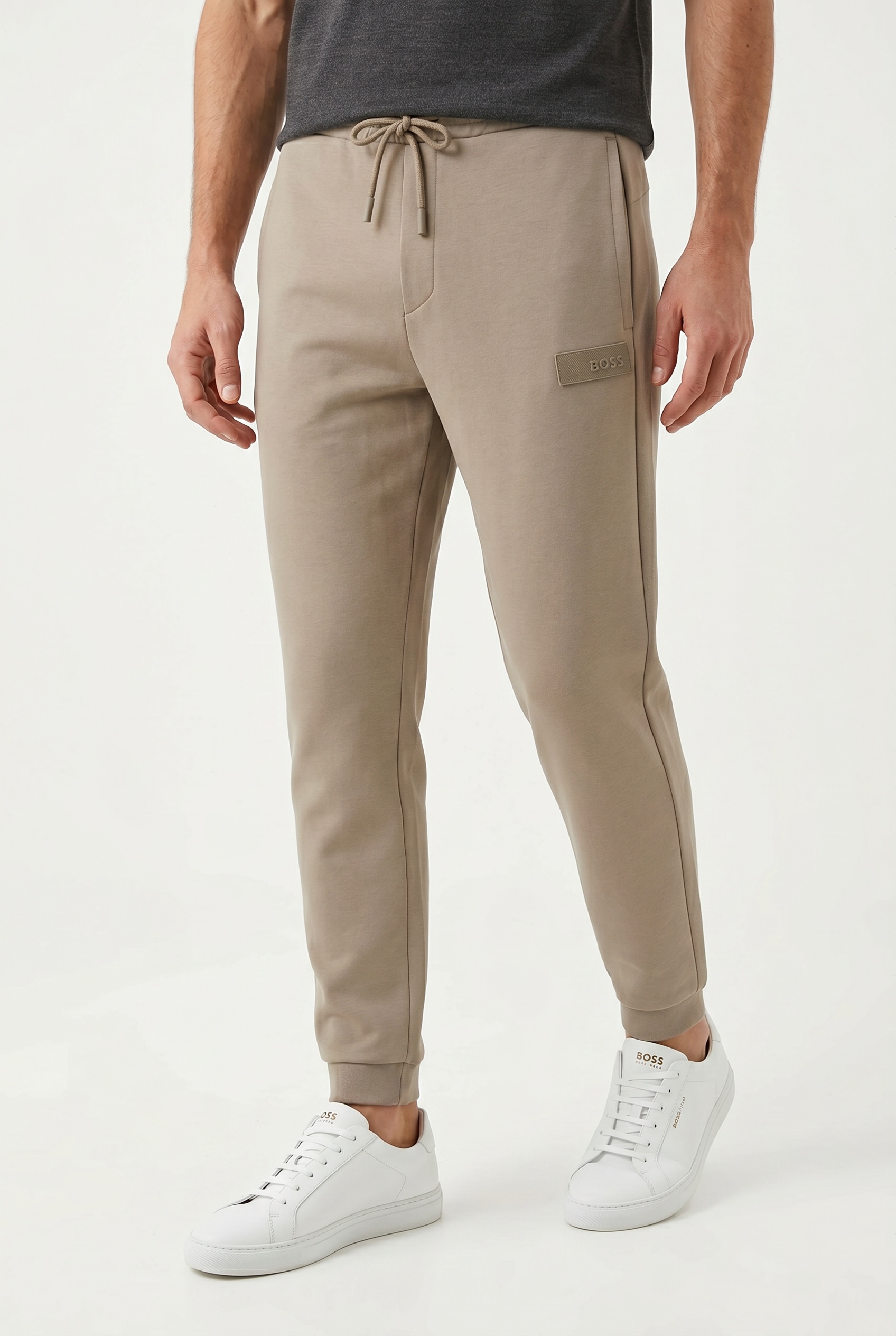 BOSS GREEN Sweathose  elastischer Bund, Relaxed Fit, Baumwoll-Mix