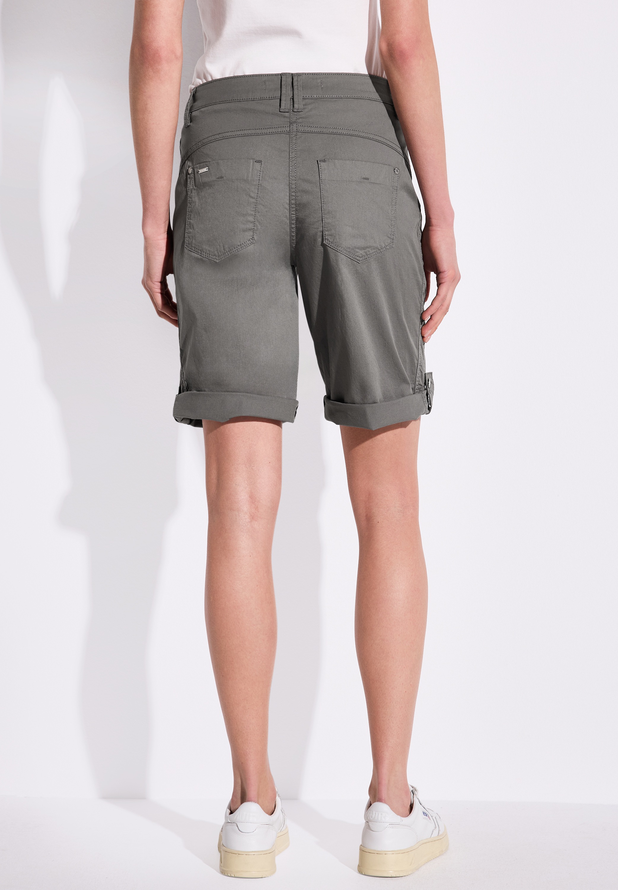 STREET ONE Bermudas "Style Yulius", Sommerhose mit Turn-Up günstig online kaufen