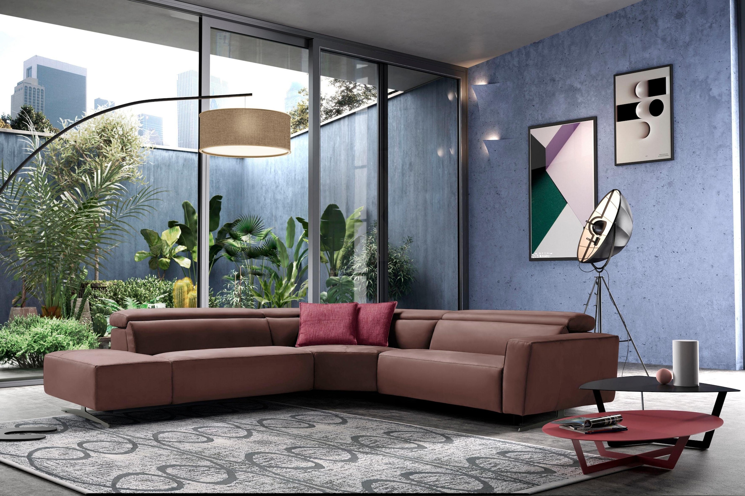 Egoitaliano Ecksofa "Stefanie-e, Designsofa der Extraklasse, bequem mit hoh günstig online kaufen