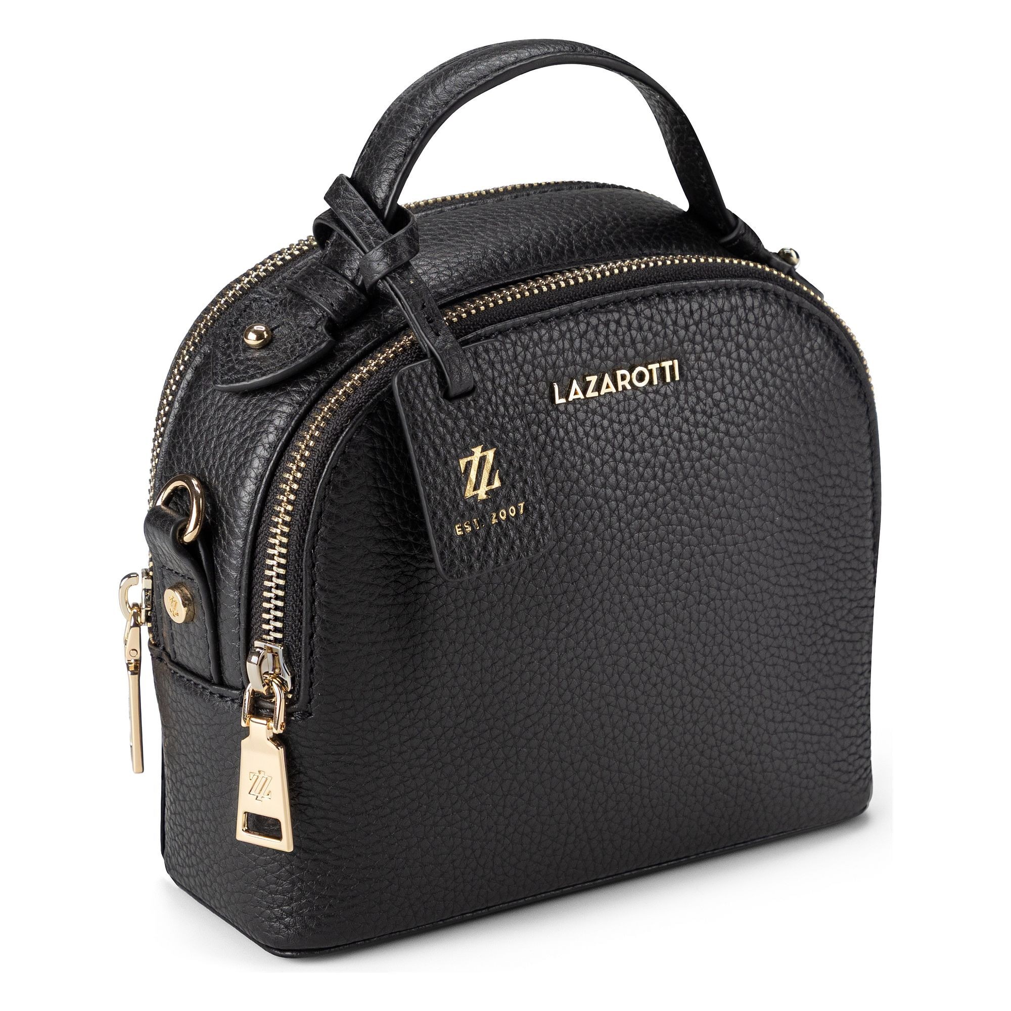 Lazarotti Henkeltasche »Bologna Leather Crossbody Handtasche Leder 17 cm«