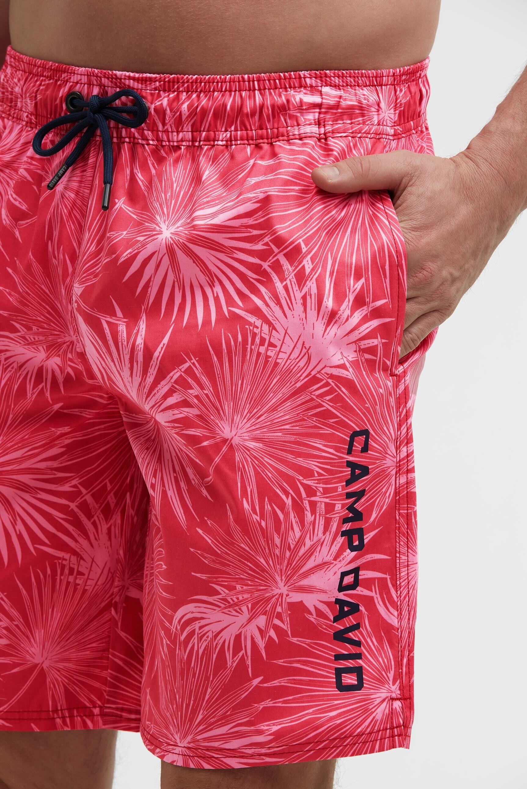 CAMP DAVID Badeshorts mit Einschubtaschen & einer Gesäßtasche