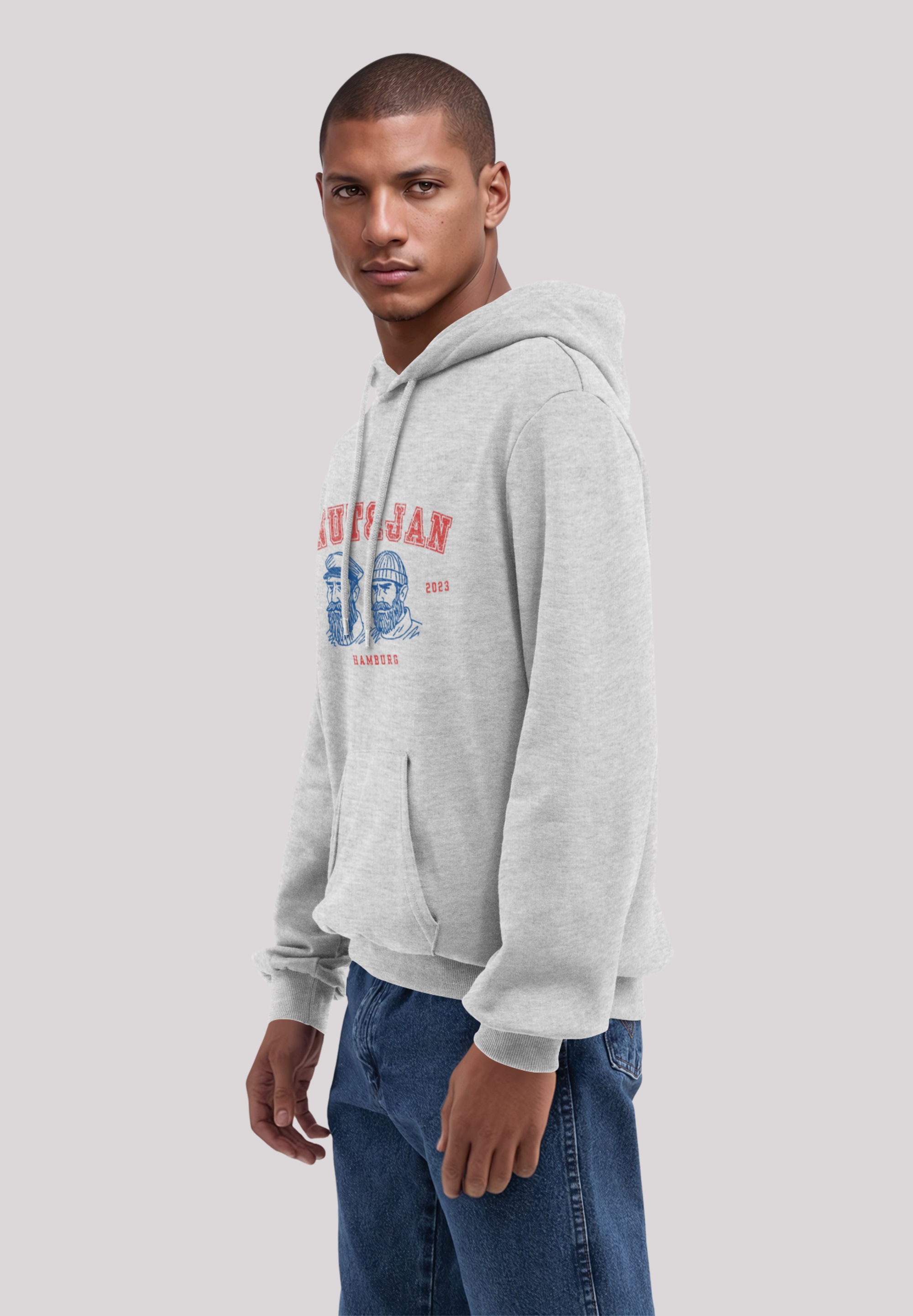 F4NT4STIC Kapuzenpullover »Knut & Jan Hamburg Vintage Seemänner«, Premium Qualität, Knut & Jan Hamburg