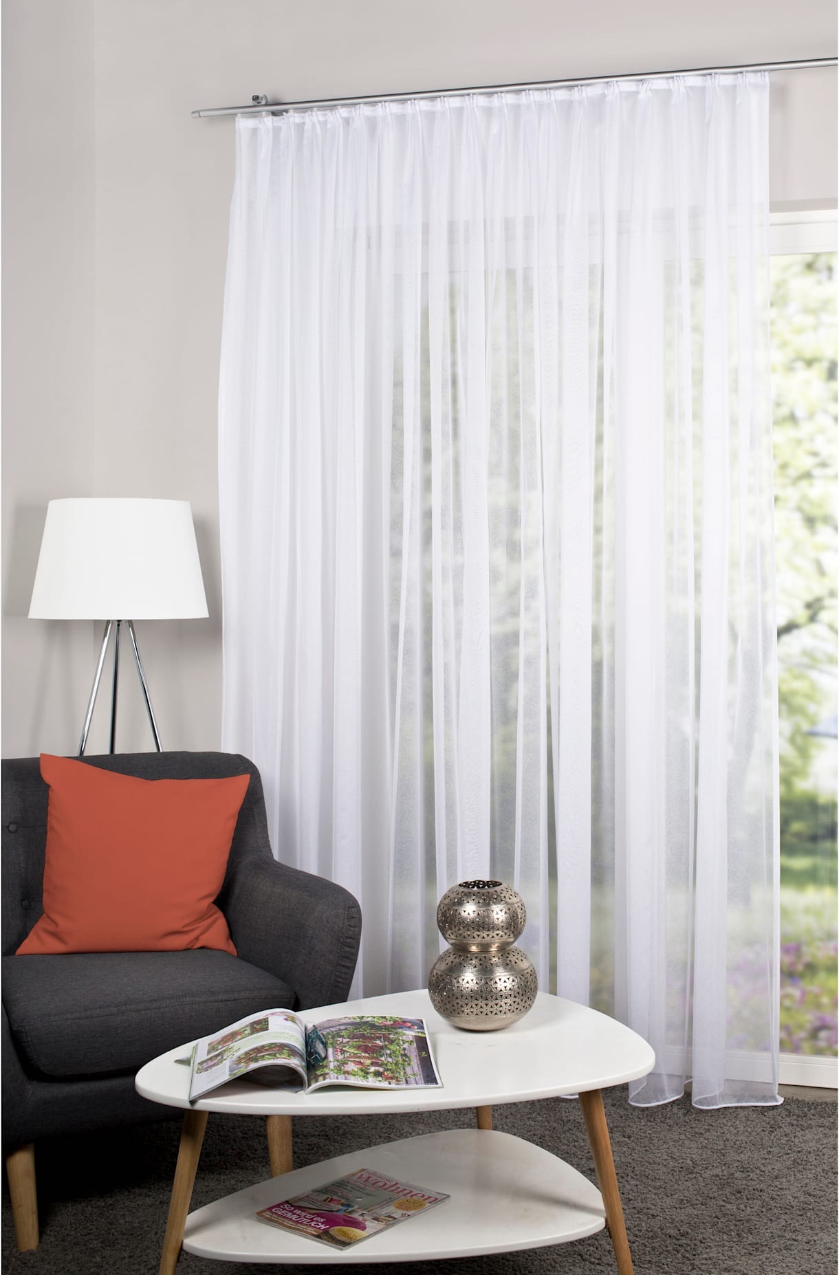 heine home Gardine Faltenband 1 Stk. tlg. günstig online kaufen