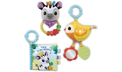 Greifspielzeug »Vtech Baby, Babys Tierfreunde-Geschenkset«, (Set, bestehend aus...