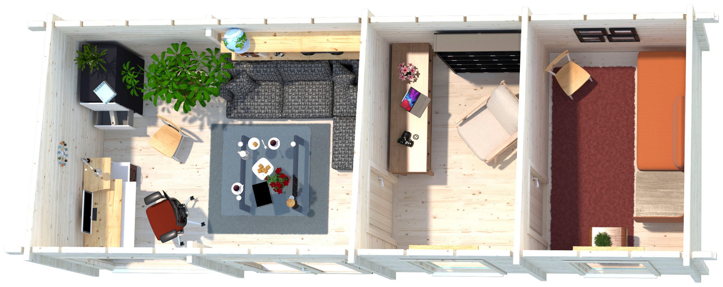 Palmako Gartenhaus »Heidi 22,5 m²«