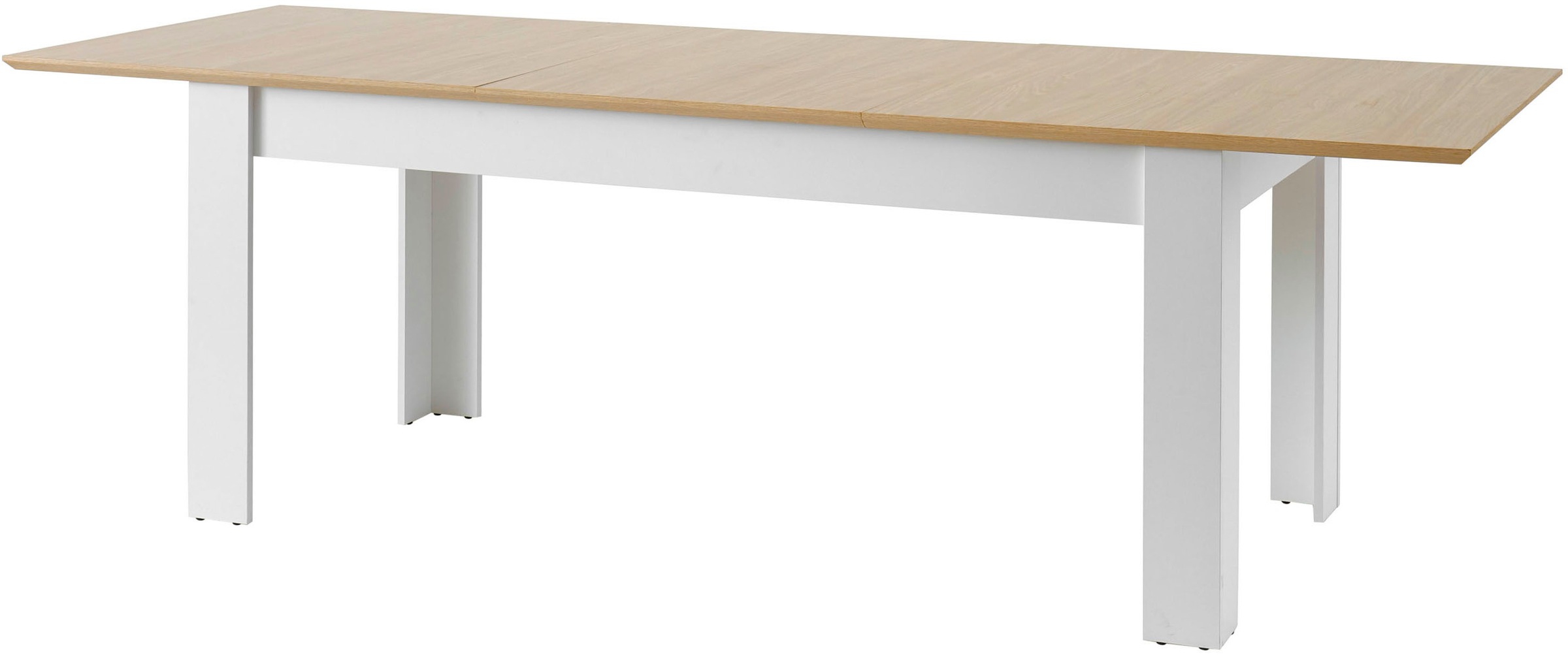 OTTO home Esstisch »Brest, Tisch im Landhausstil, Wohnzimmertisch, Küchentisch« mit Auszugsfunktion, 180 cm ausziehbar auf 240 cm, Einlegeplatte