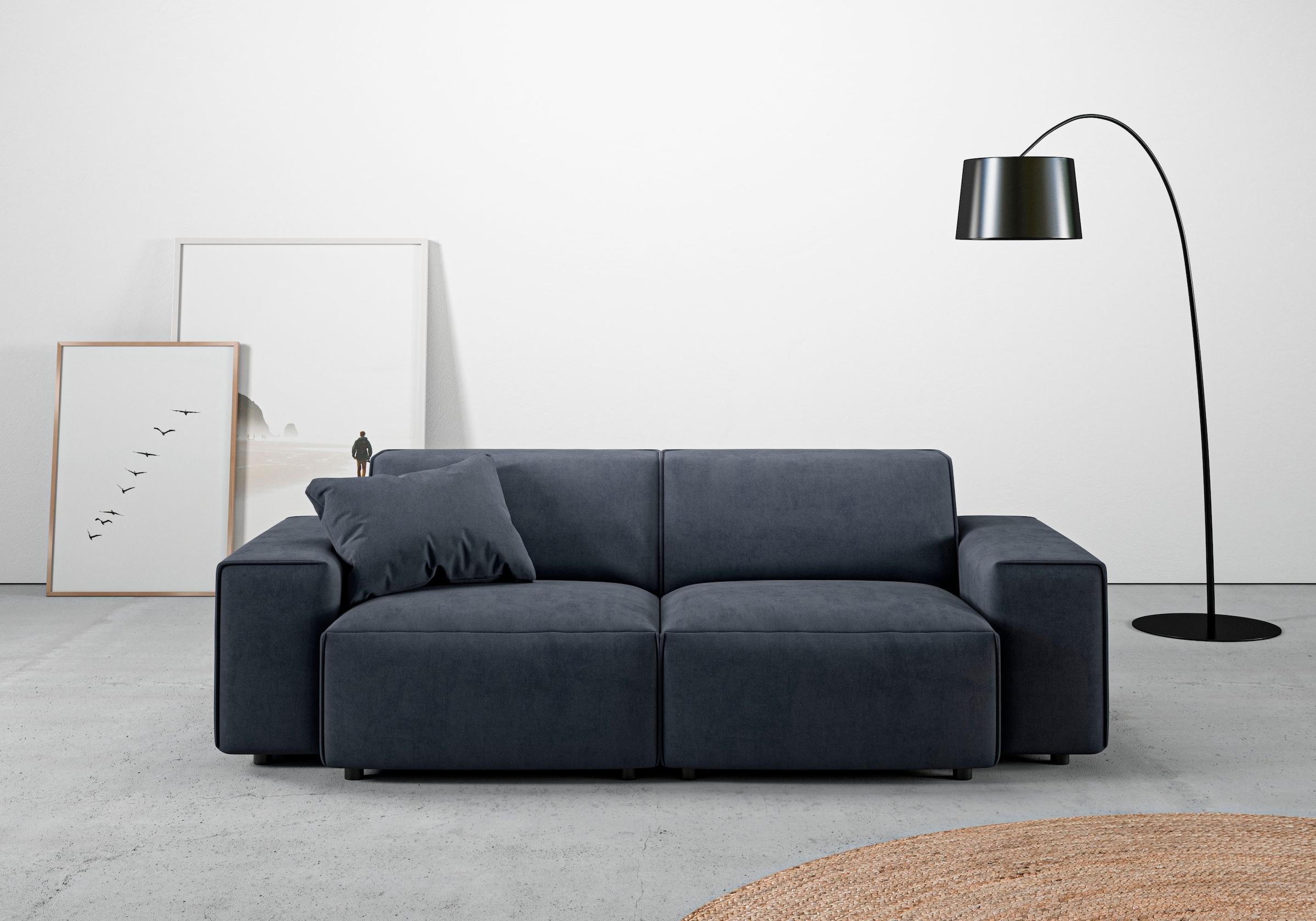 Home affaire 2,5-Sitzer "Glimminge auch in Breitcord, Feincord + Easy care- günstig online kaufen