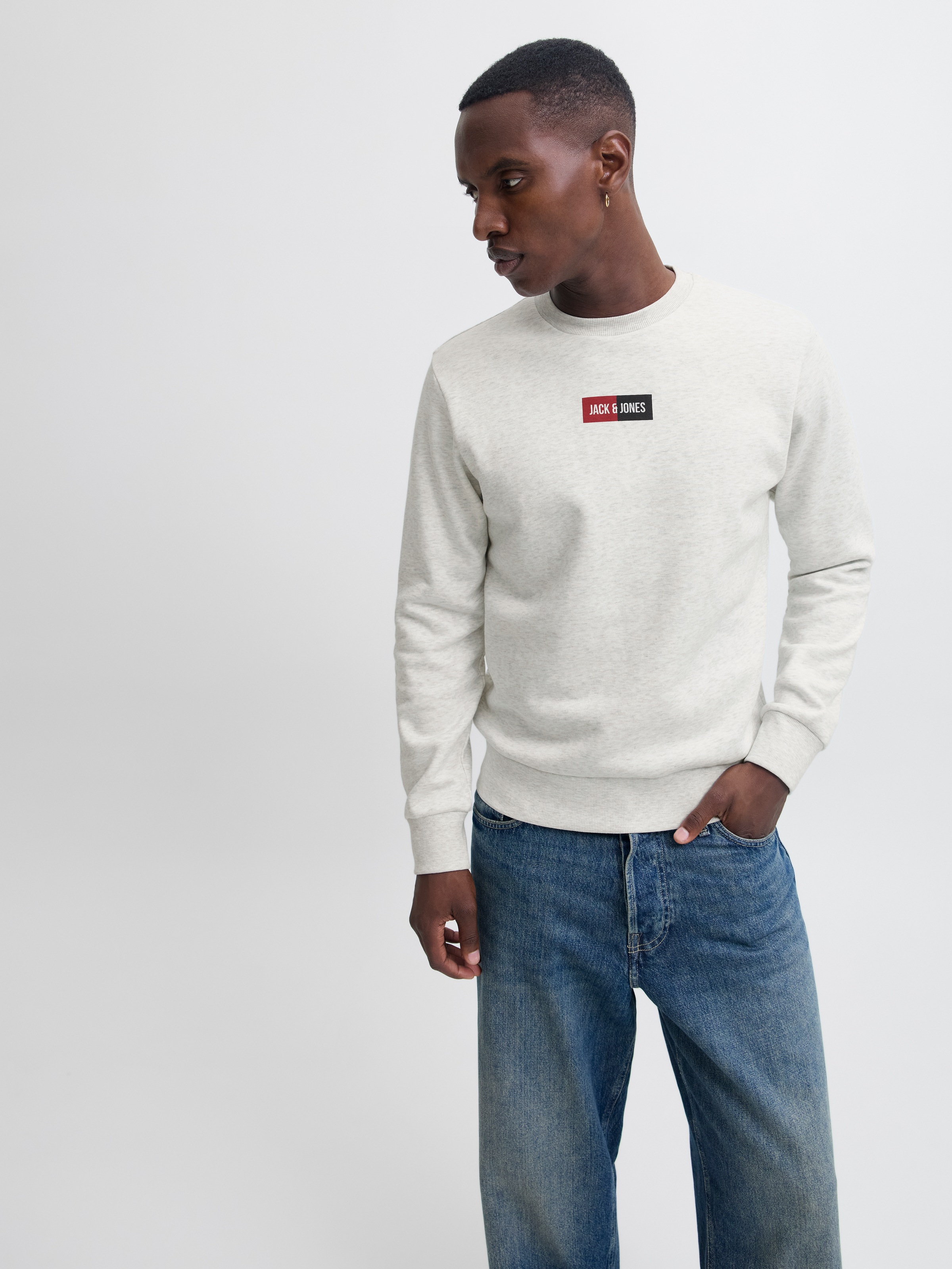 Jack & Jones Sweater "JJPAN SWEAT CREW NECK" günstig online kaufen