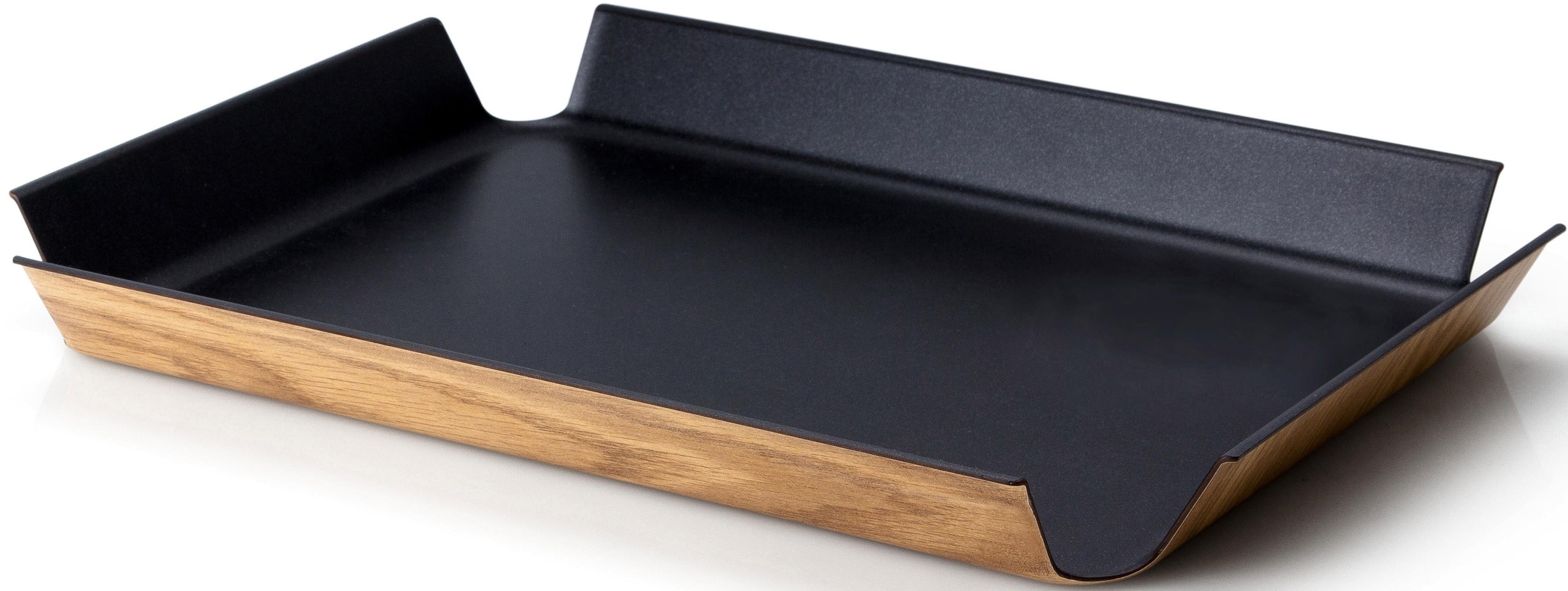 CONTINENTA Tablett, B/L: 29,5cm x 41cm, schwarz, Tabletts