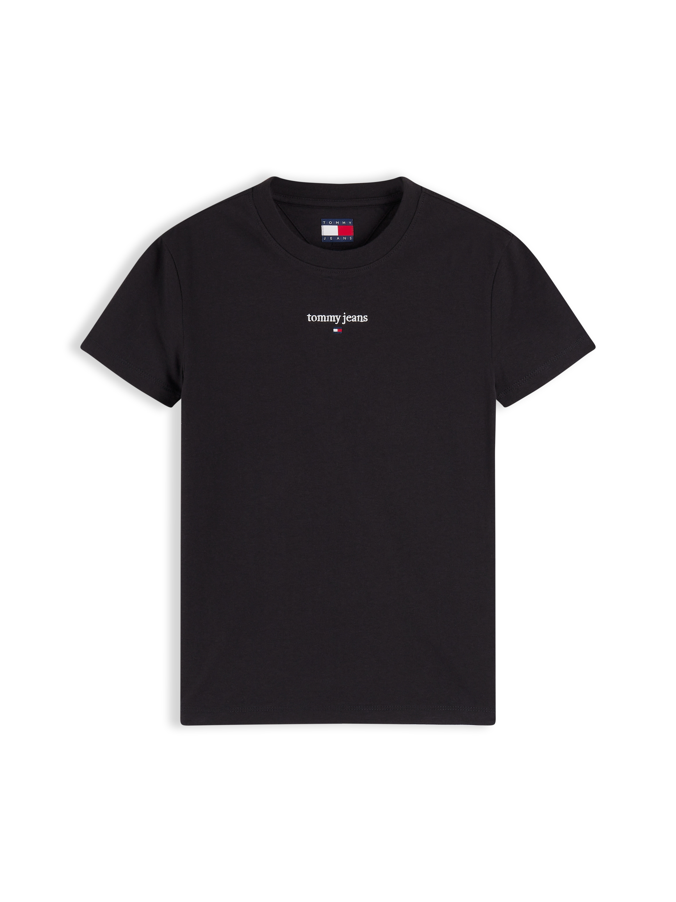Tommy Jeans Rundhalsshirt "TJW REG CLASSIC LOGO SS TEE" Baumwollmischung