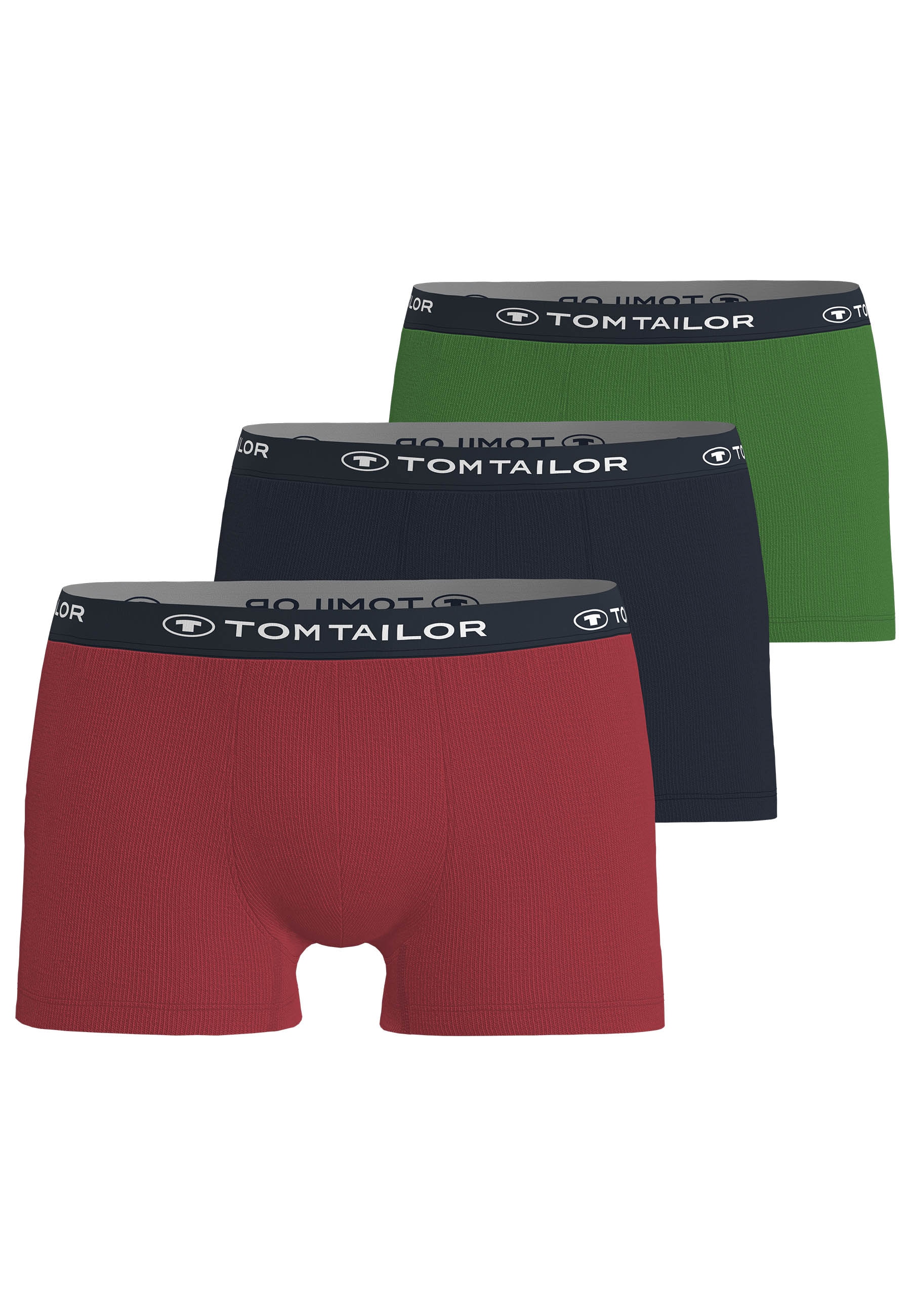 TOM TAILOR Boxershorts "Buffer", weich, bequem, basic, eng, Logobund, Baumw günstig online kaufen
