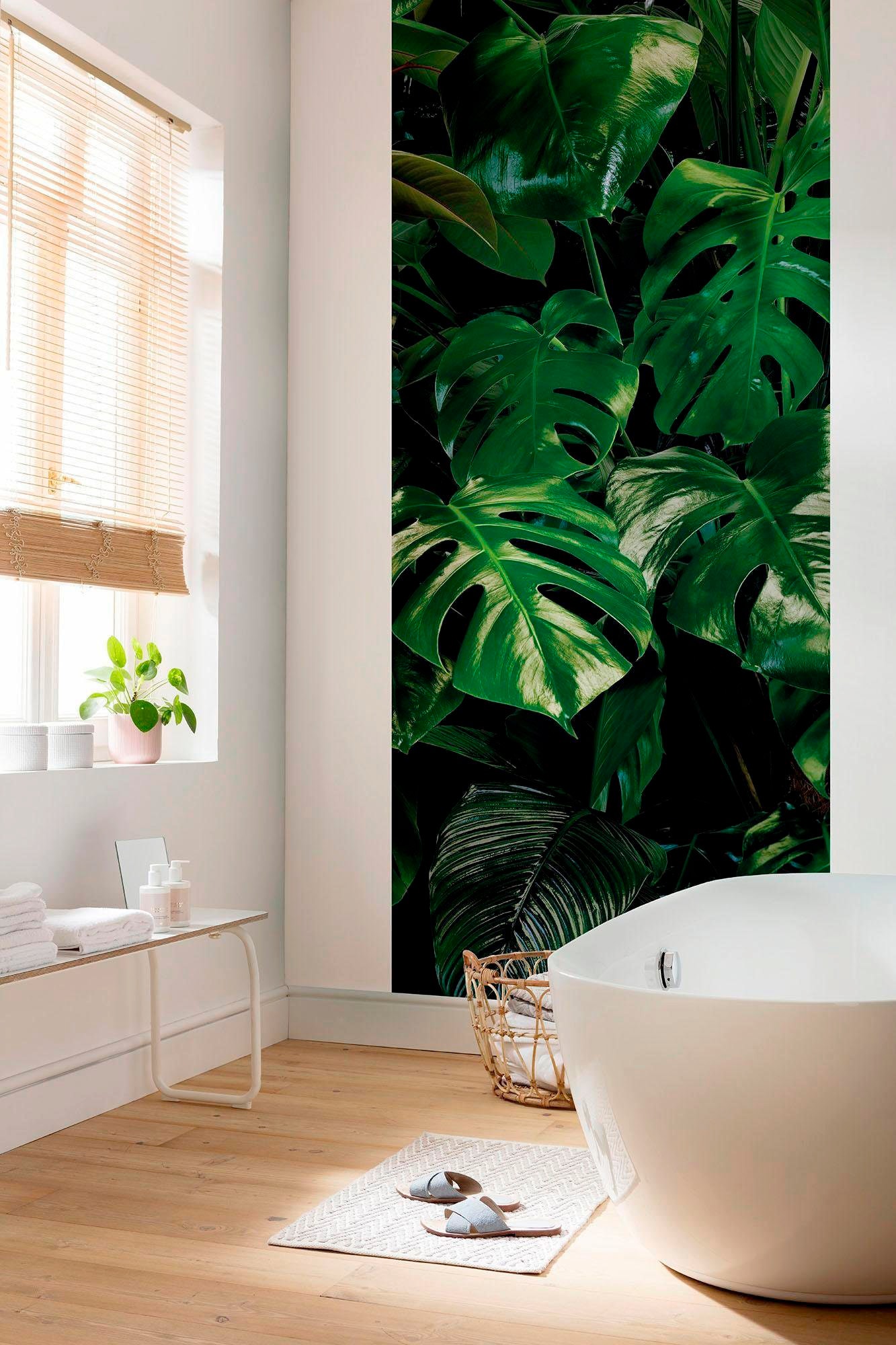 Komar Vliestapete »Digitaldruck Vlies - Tropical Wall Panel - Größe 100 x 250 cm«, bedruckt, Wohnzimmer, Schlafzimmer