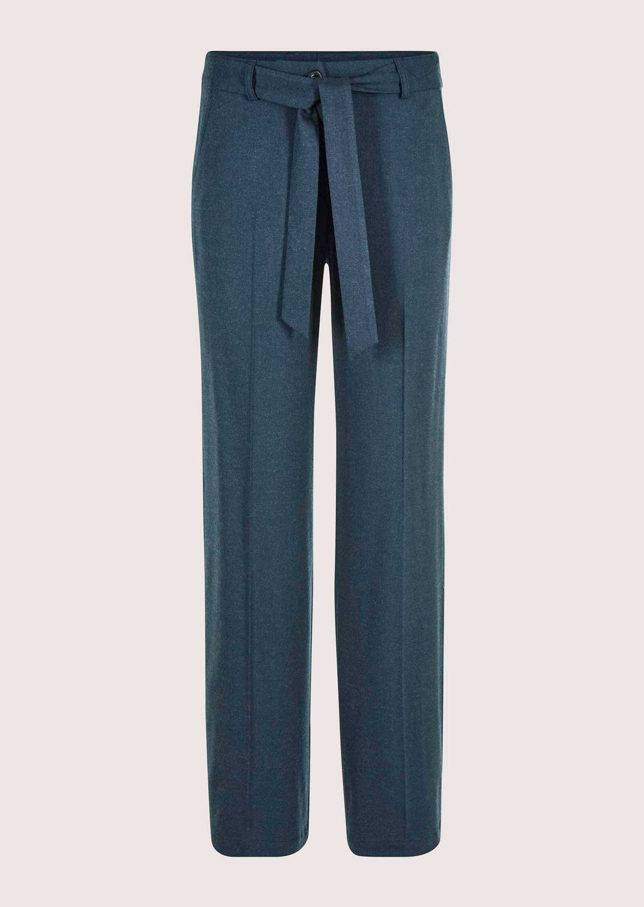 MADELEINE Stoffhose "Hose Weite Palazzohose mit Bindeband" Hose mit Bindeband
