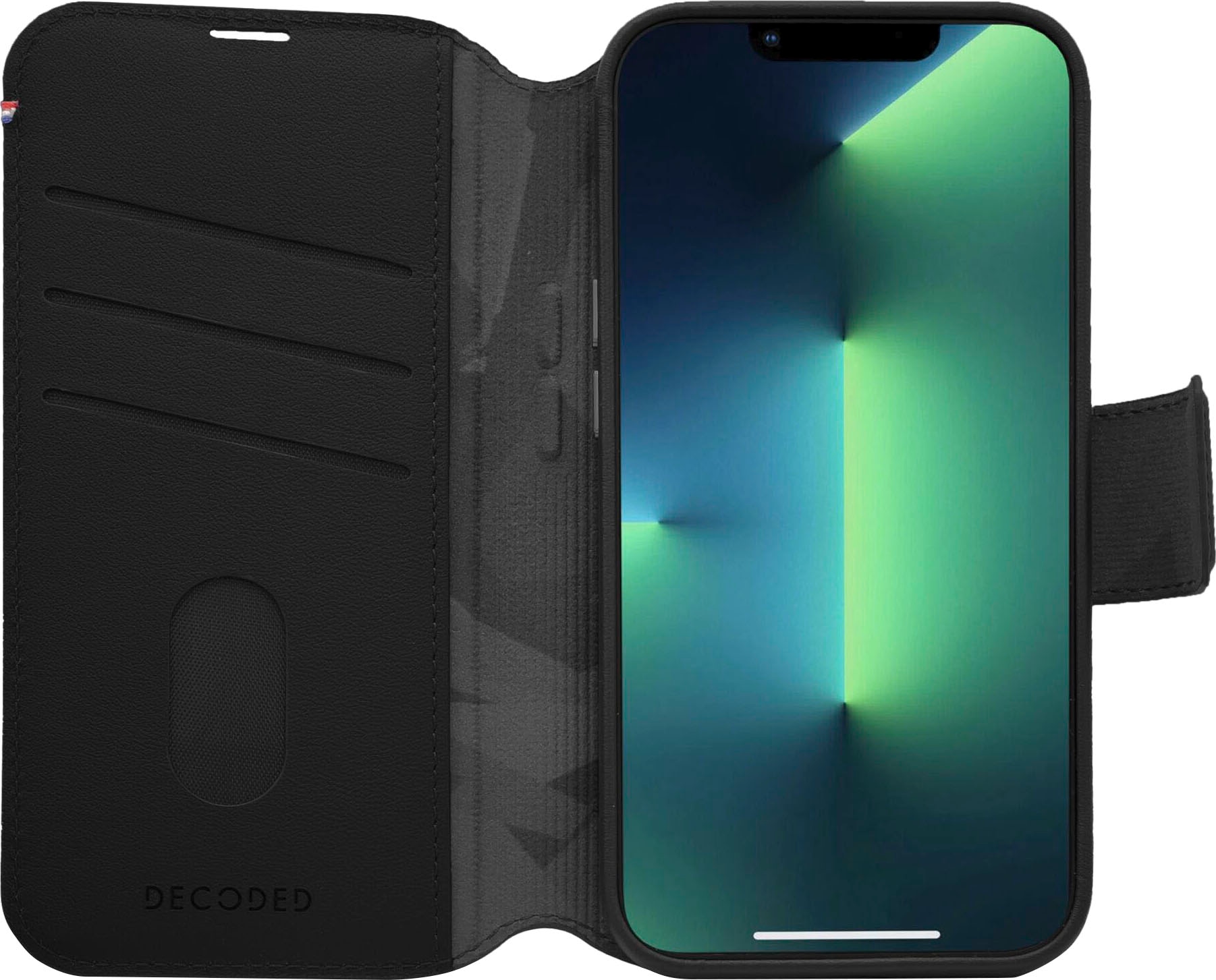 DECODED Smartphone-Hülle »Leather Detachable Wallet iPhone 14 Plus«, iPhone 14 Plus