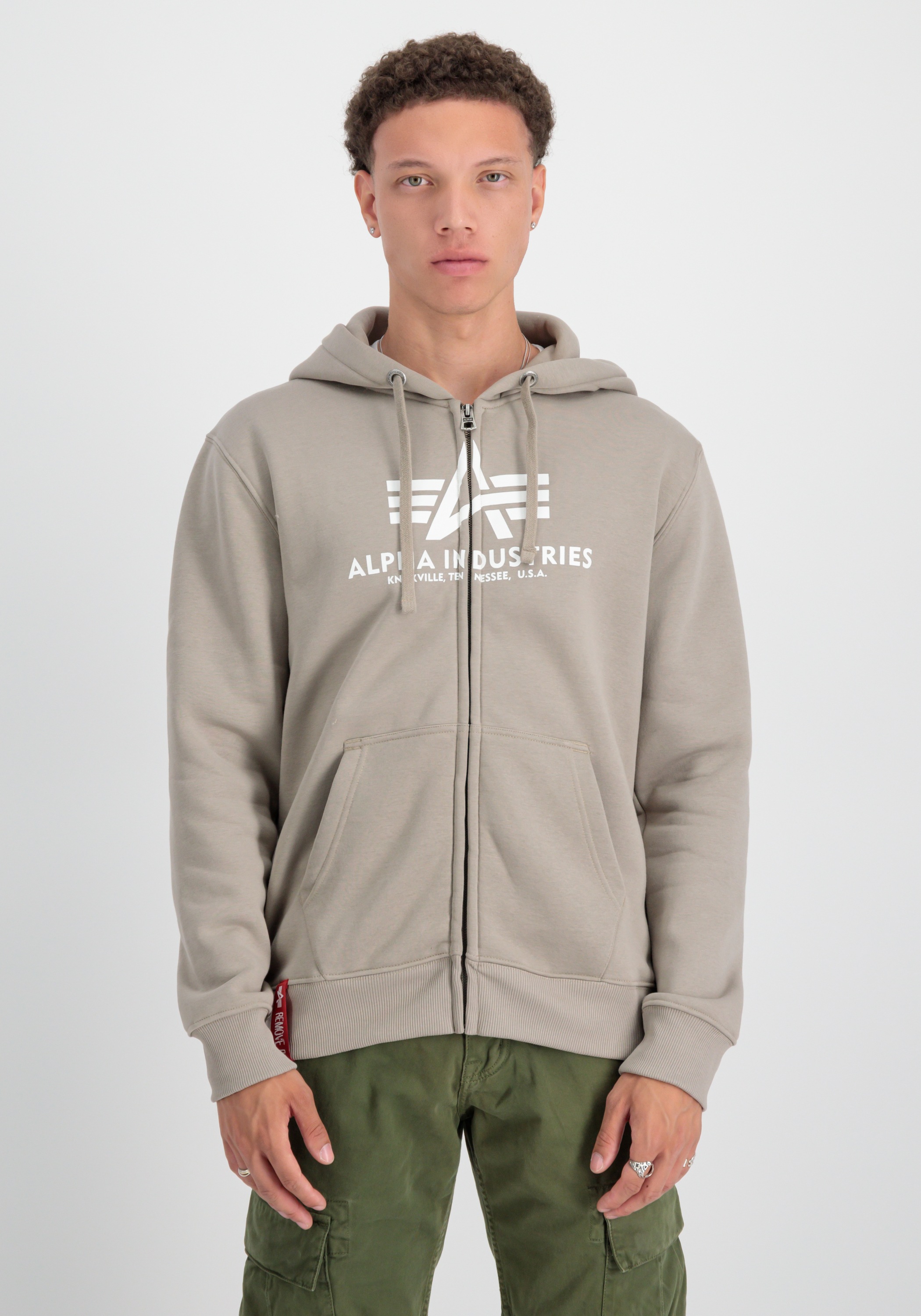 Alpha Industries Hoodie "Alpha Industries Men - Hoodies Basic Zip Hoodie" günstig online kaufen