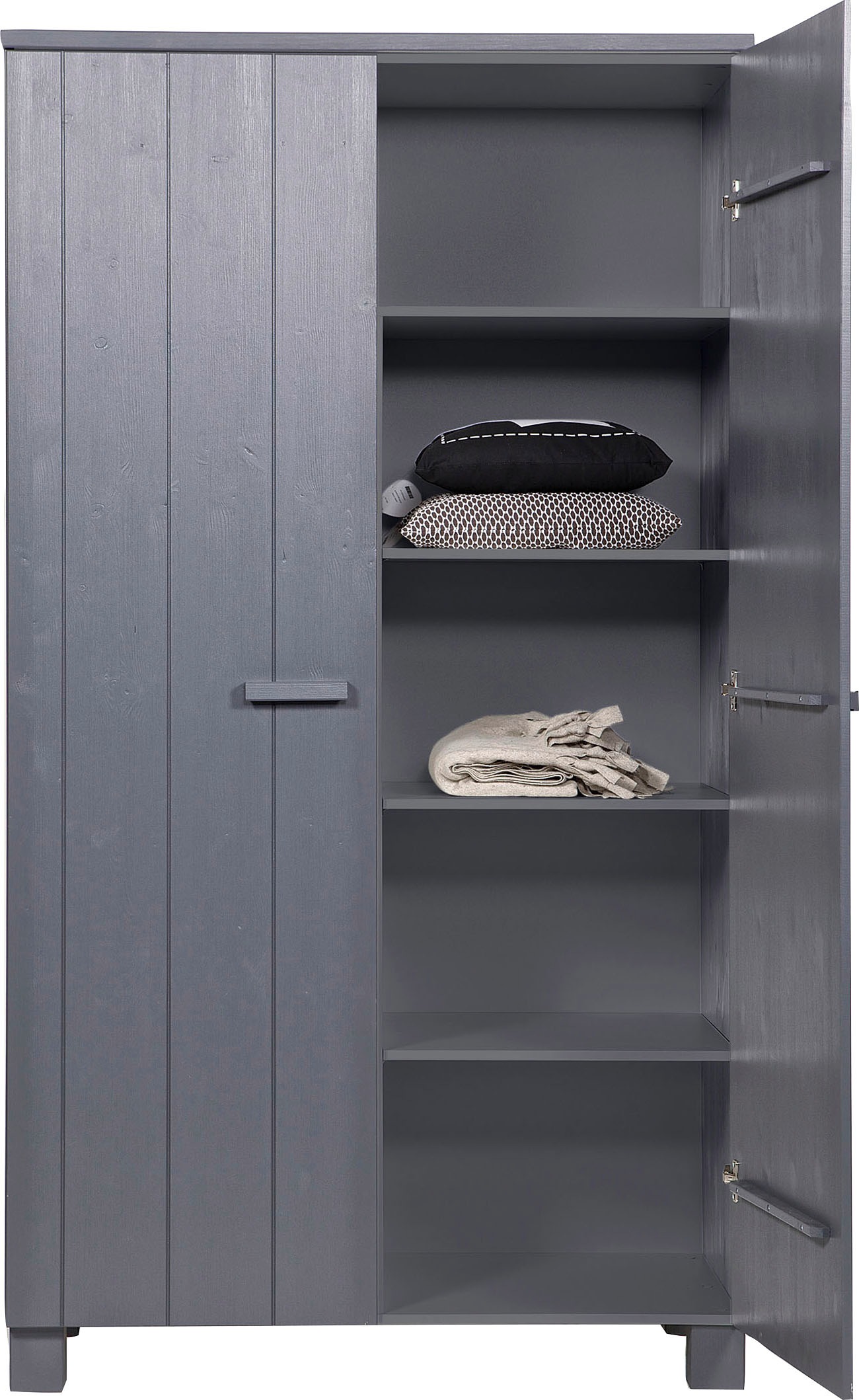 WOOOD Garderobenschrank »Dennis«, mit Kleiderstange, viel Stauraum, B 111 cm x H 202 cm
