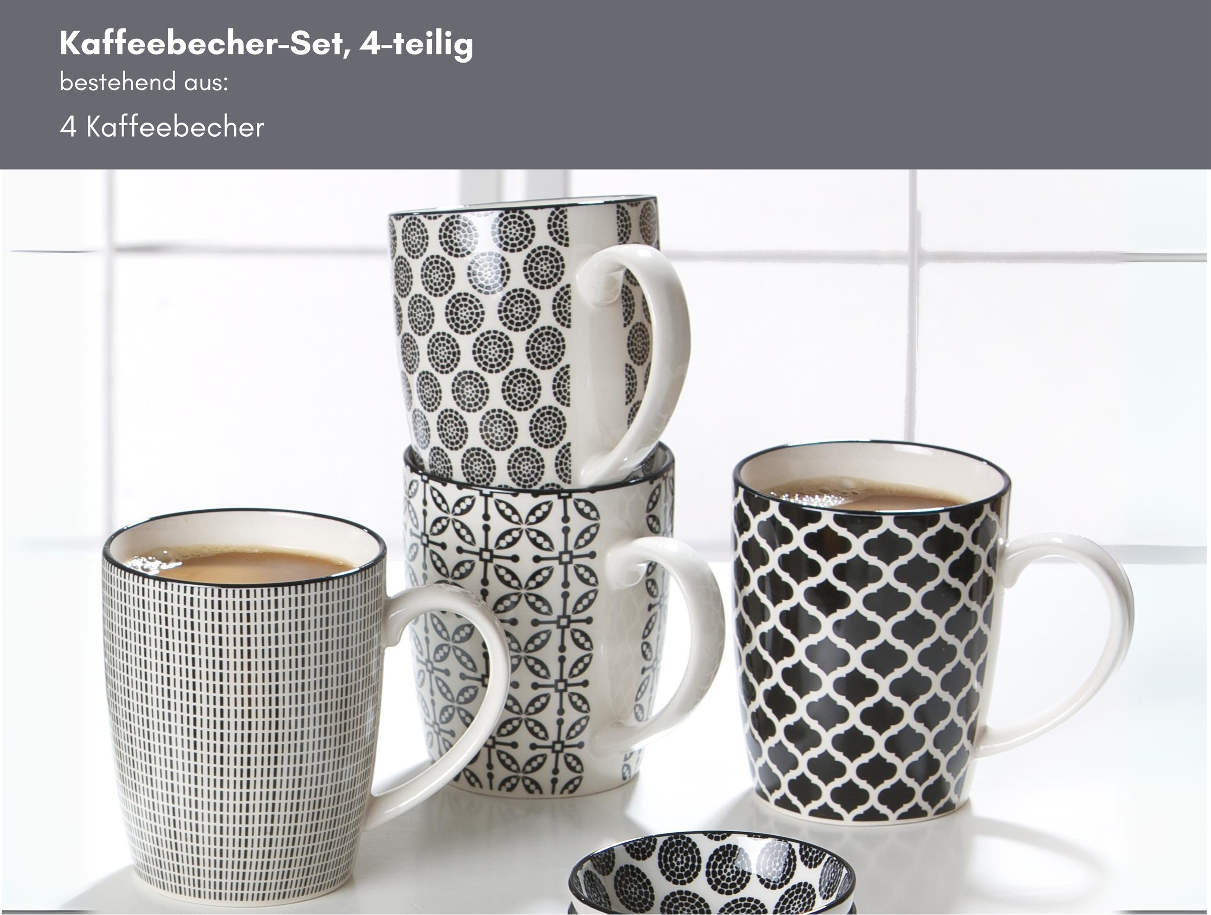 Ritzenhoff & Breker Becher "Takeo" skandinavisch-schlichter Touch, 350 ml, günstig online kaufen